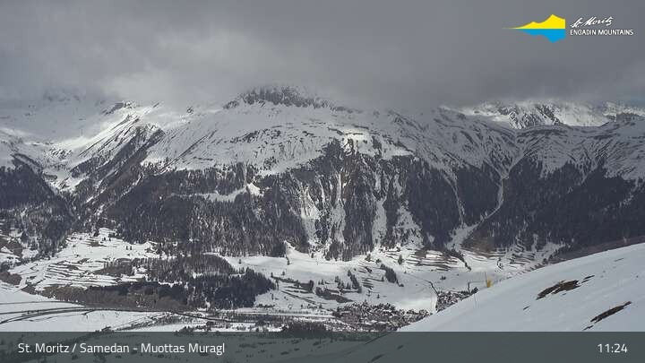 Archived image Webcam Engadin Muottas Muragl