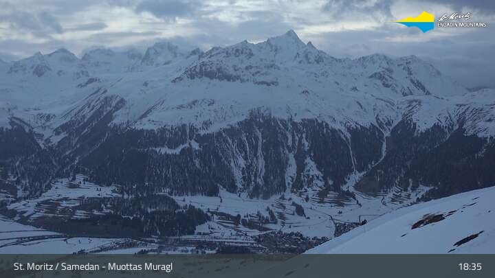Archived image Webcam Engadin Muottas Muragl