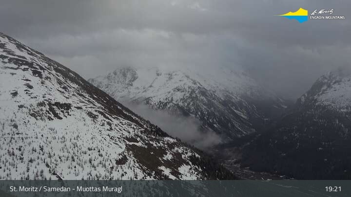 Archiv Foto Webcam Engadin St. Moritz