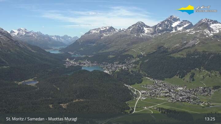 Archived image Webcam Engadin Muottas Muragl