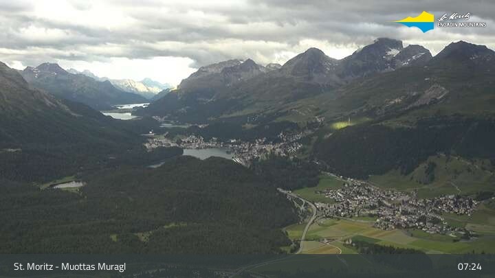 Archived image Webcam Engadin Muottas Muragl