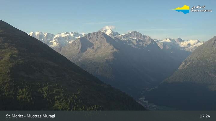Archived image Webcam Engadin Muottas Muragl