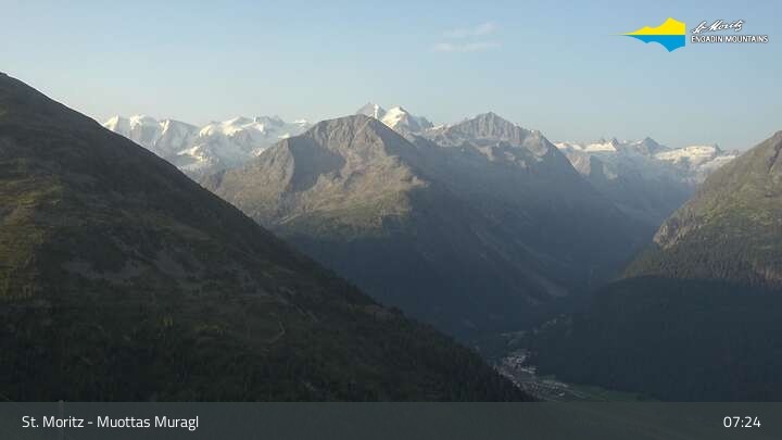 Archived image Webcam Engadin Muottas Muragl