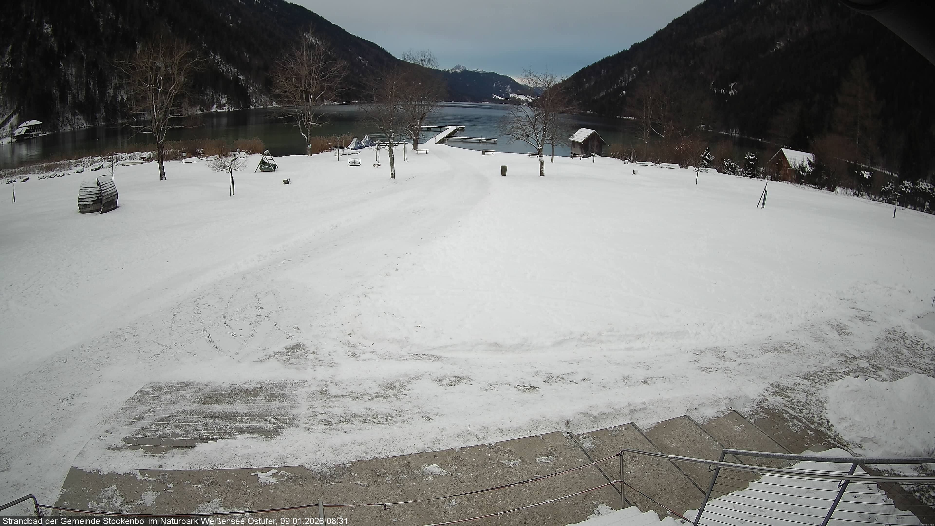 Archiv Foto Webcam Weissensee (Stockenboi Seite)