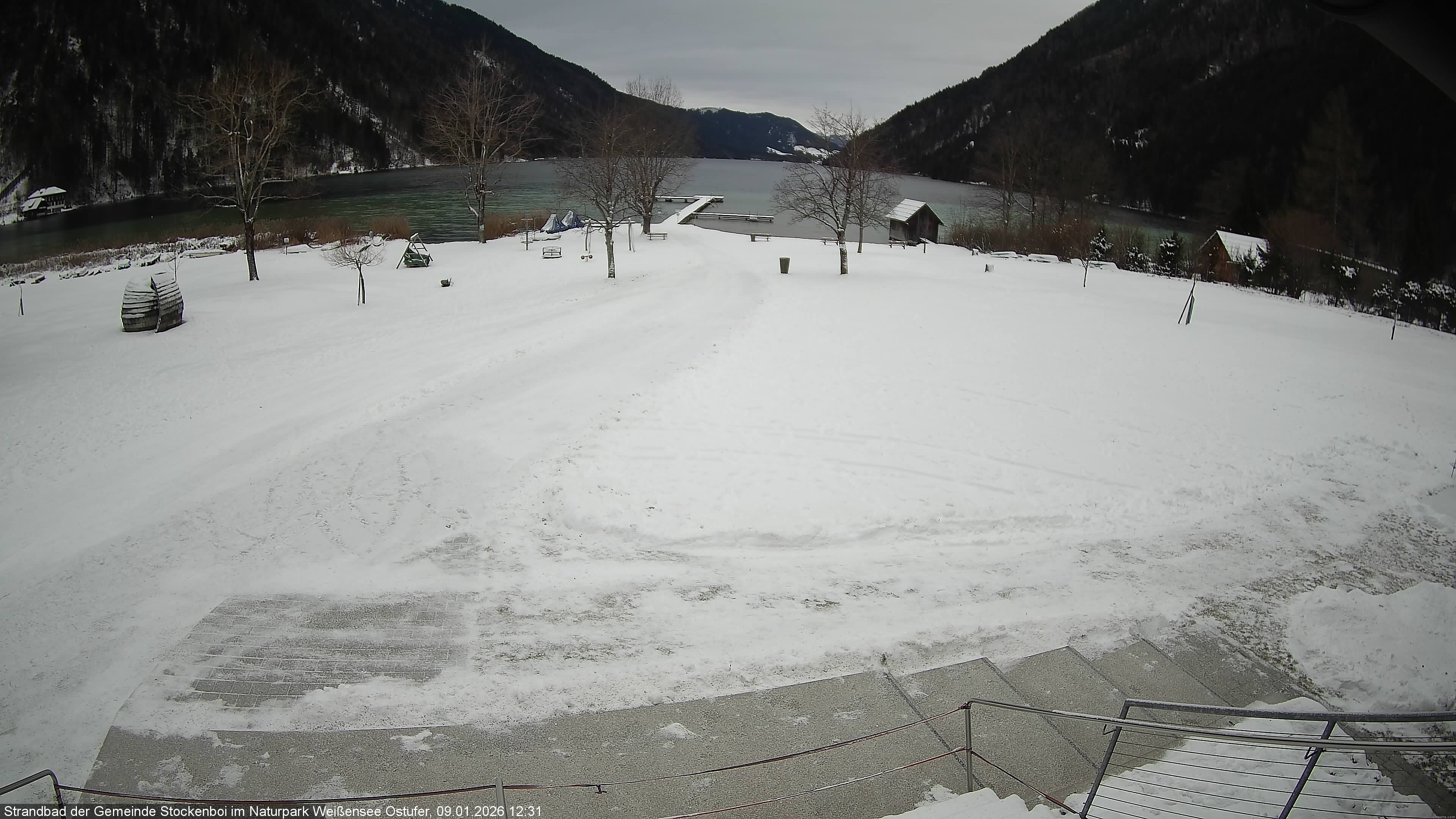 Archiv Foto Webcam Weissensee (Stockenboi Seite)