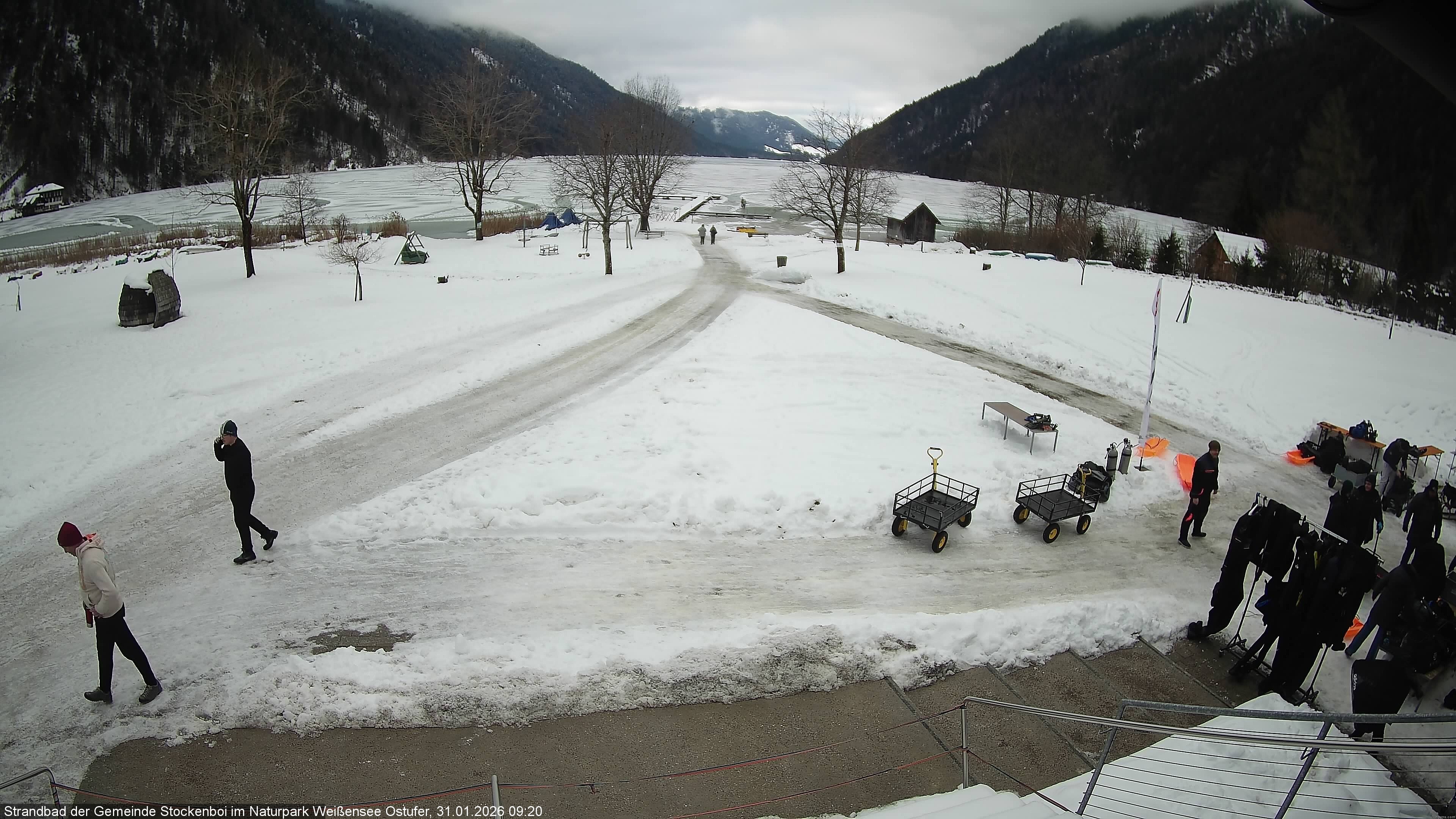 Archiv Foto Webcam Weissensee (Stockenboi Seite)