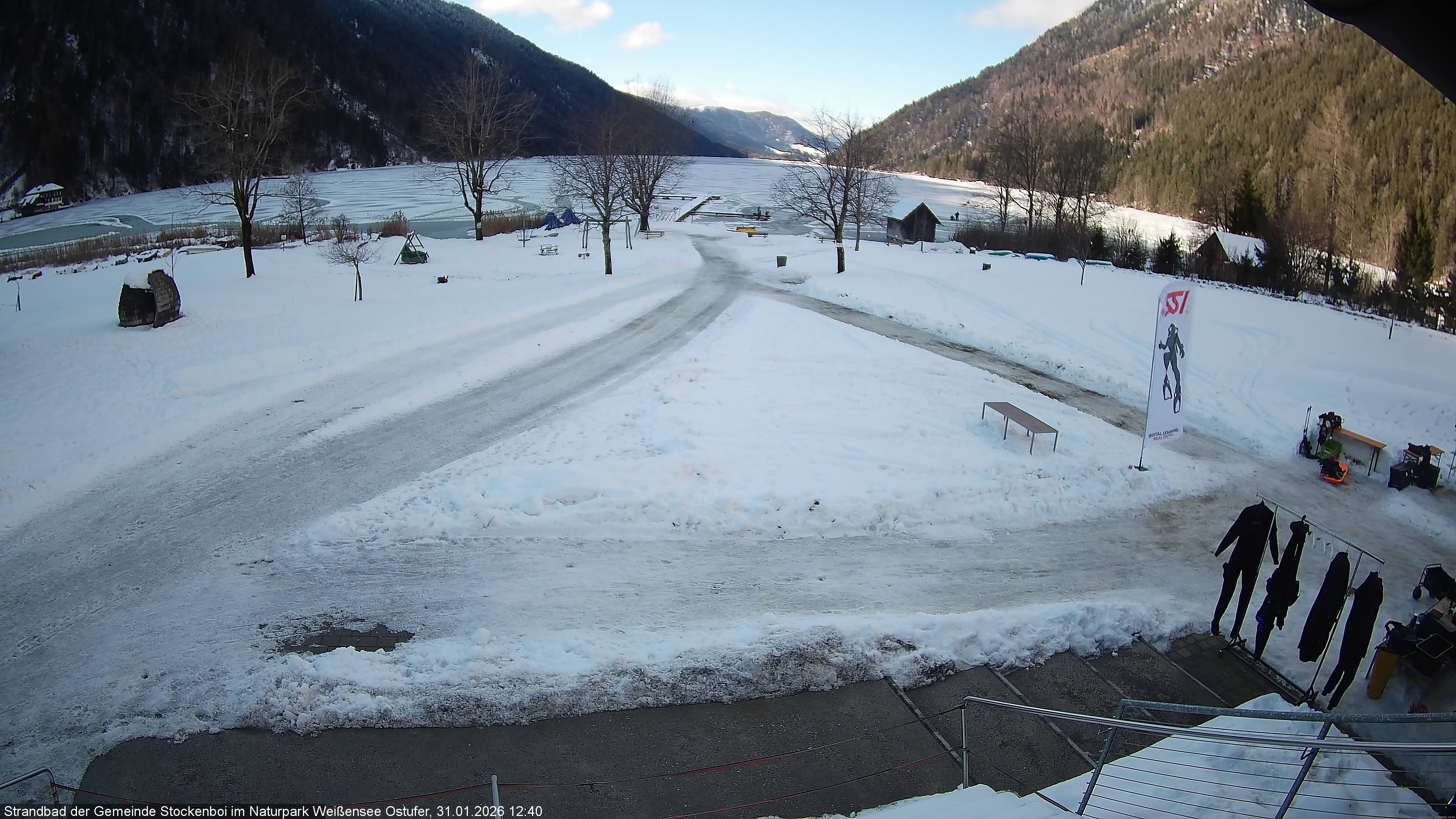 Archiv Foto Webcam Weissensee (Stockenboi Seite)