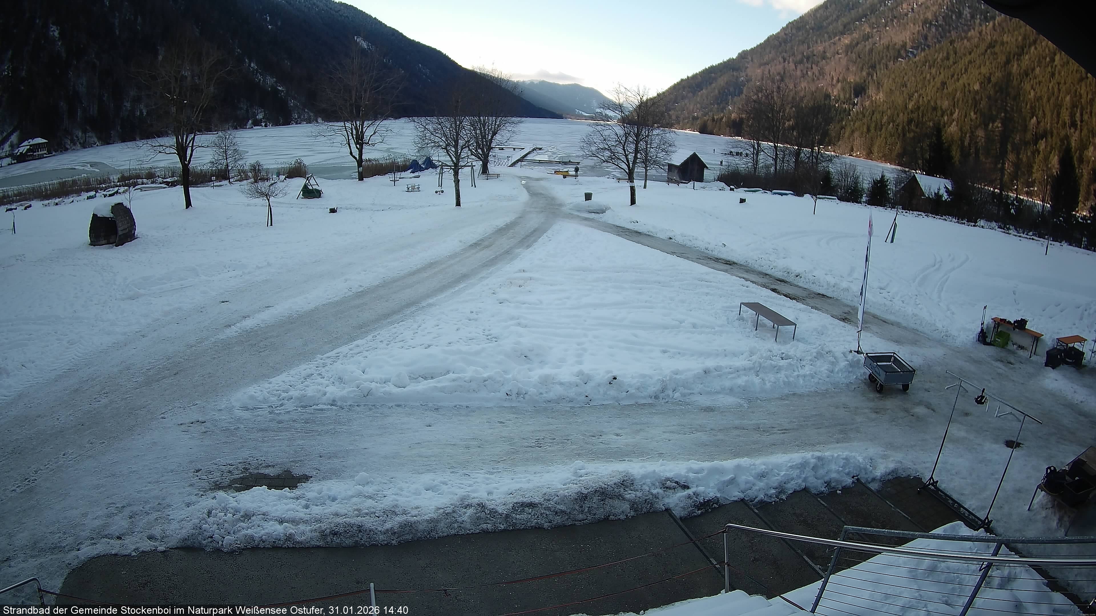 Archiv Foto Webcam Weissensee (Stockenboi Seite)