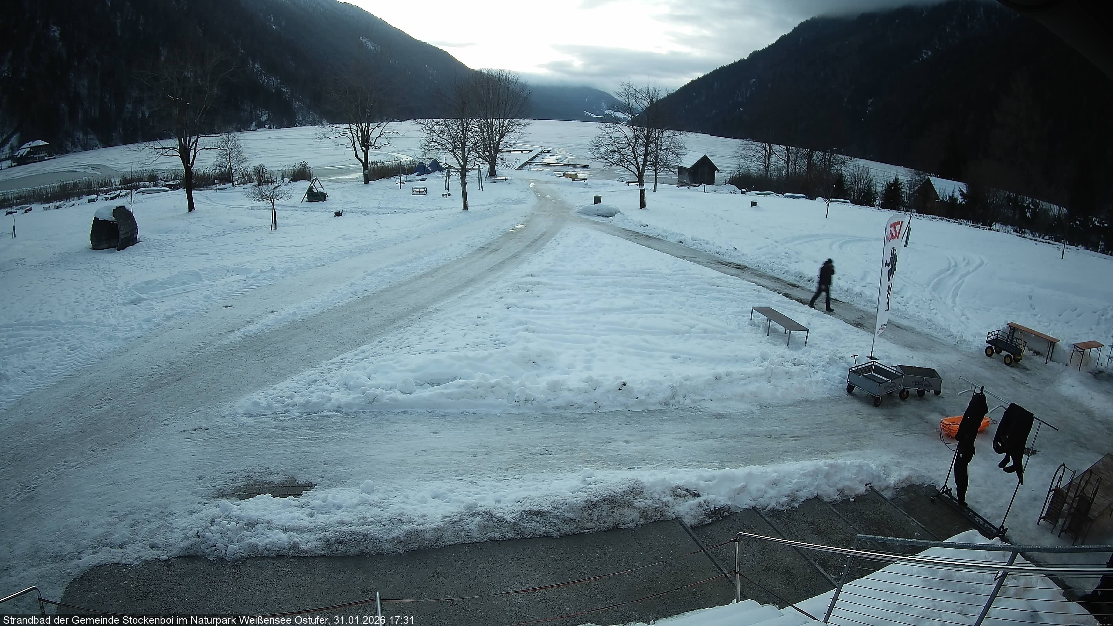 Archiv Foto Webcam Weissensee (Stockenboi Seite)