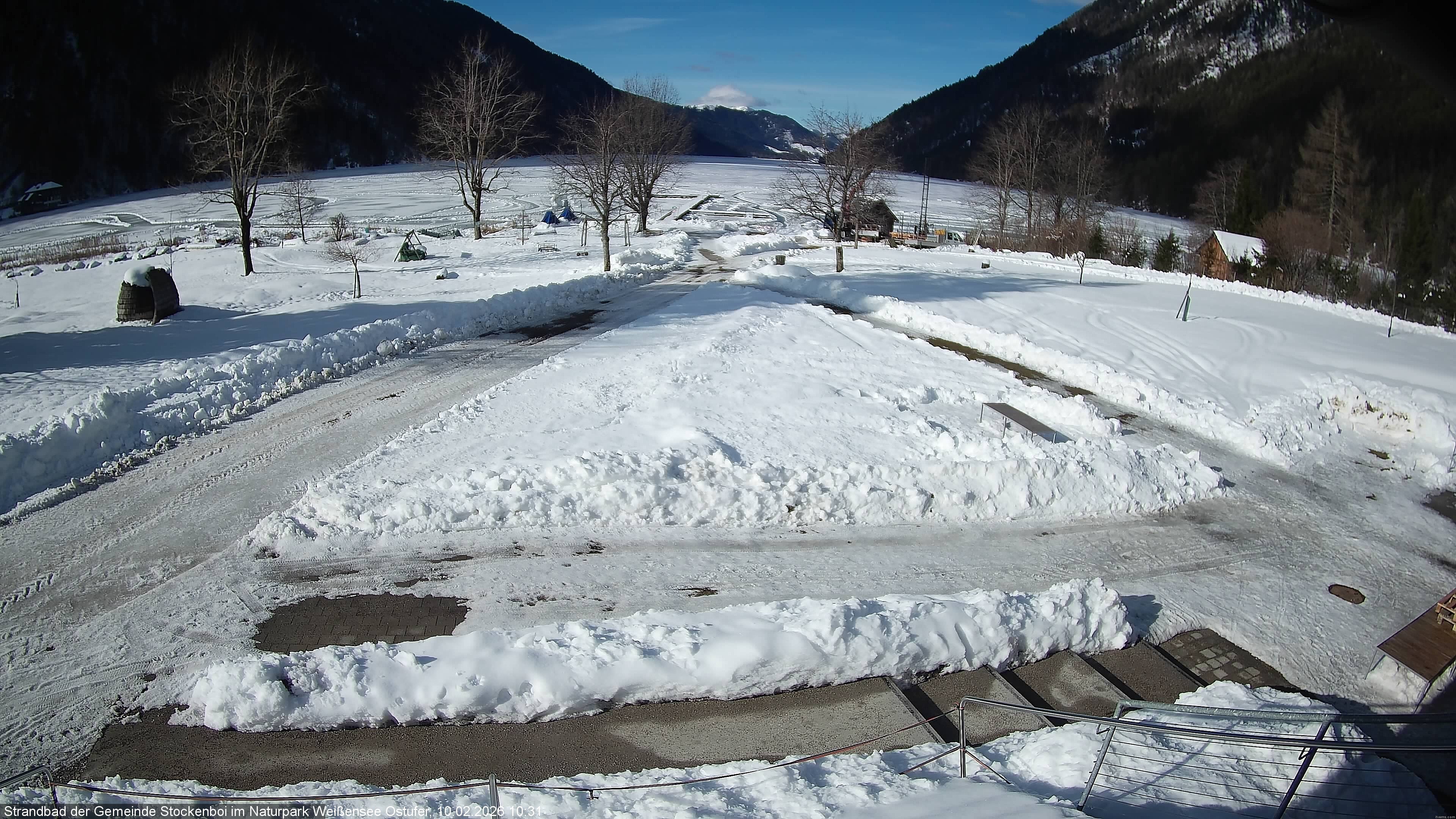 Archiv Foto Webcam Weissensee (Stockenboi Seite)