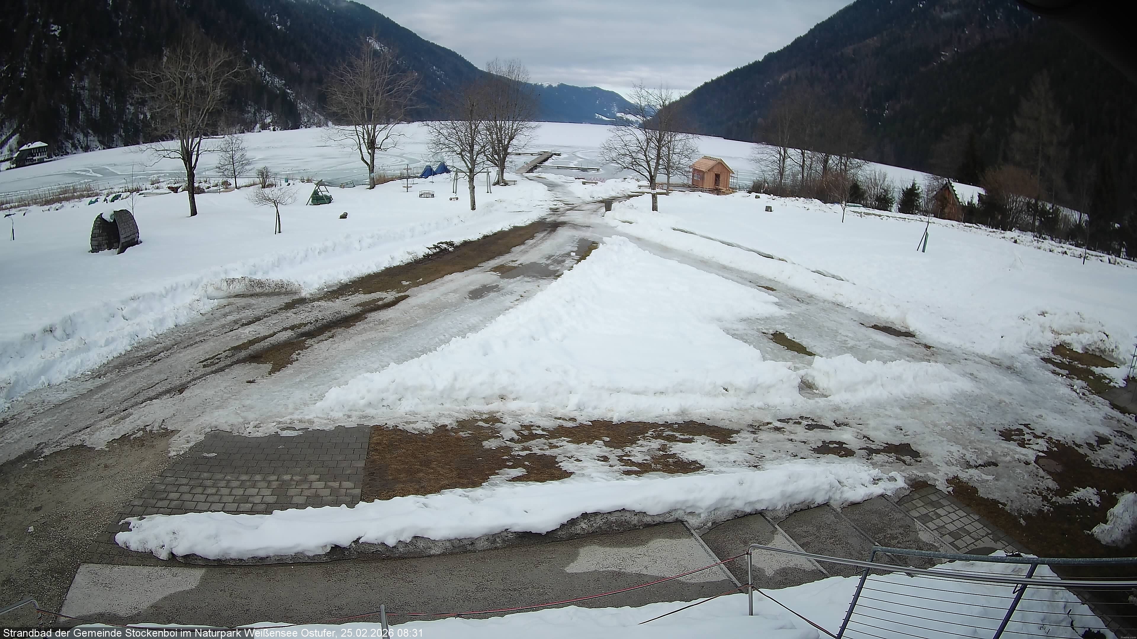 Archiv Foto Webcam Weissensee (Stockenboi Seite)