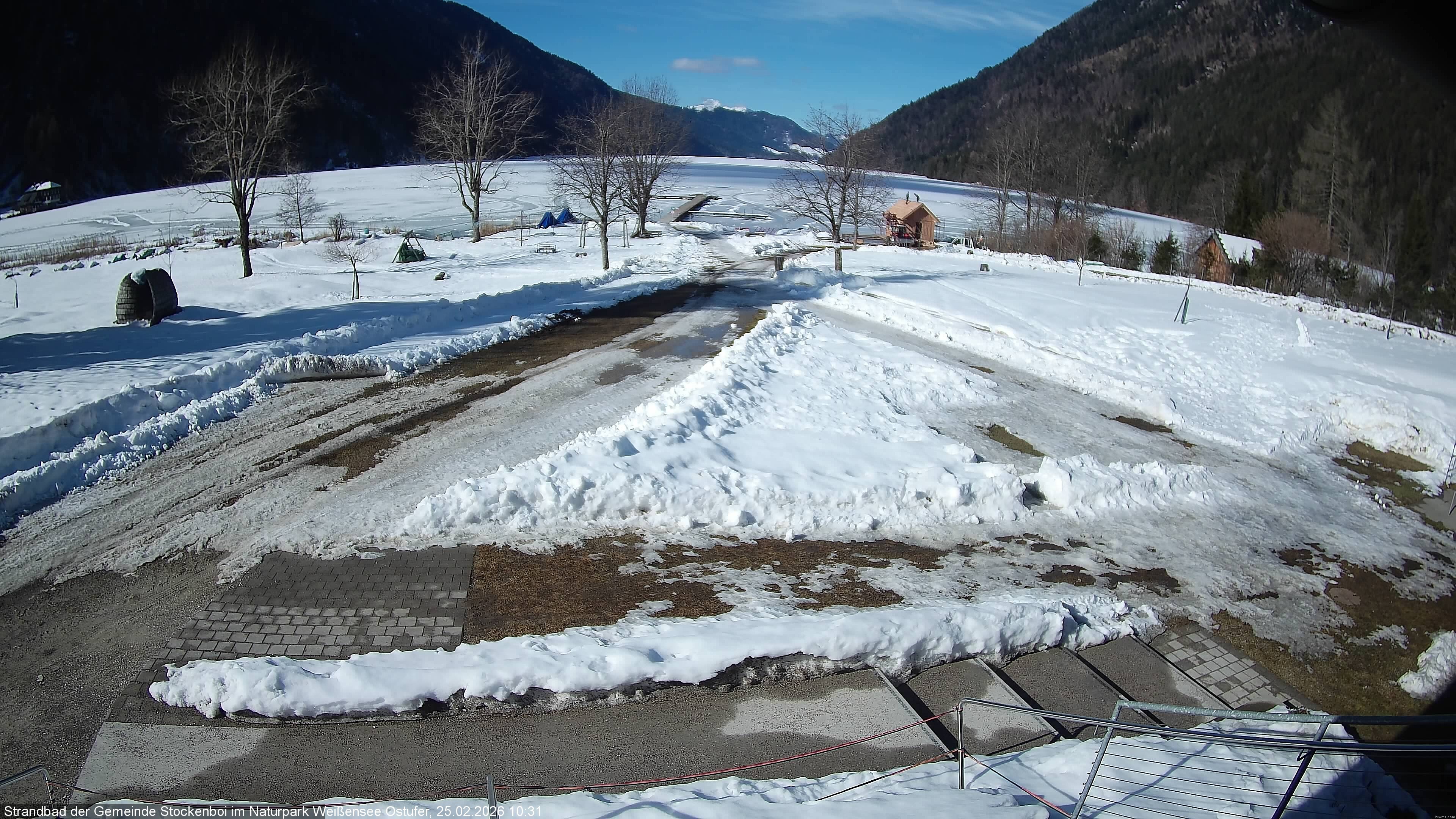 Archiv Foto Webcam Weissensee (Stockenboi Seite)