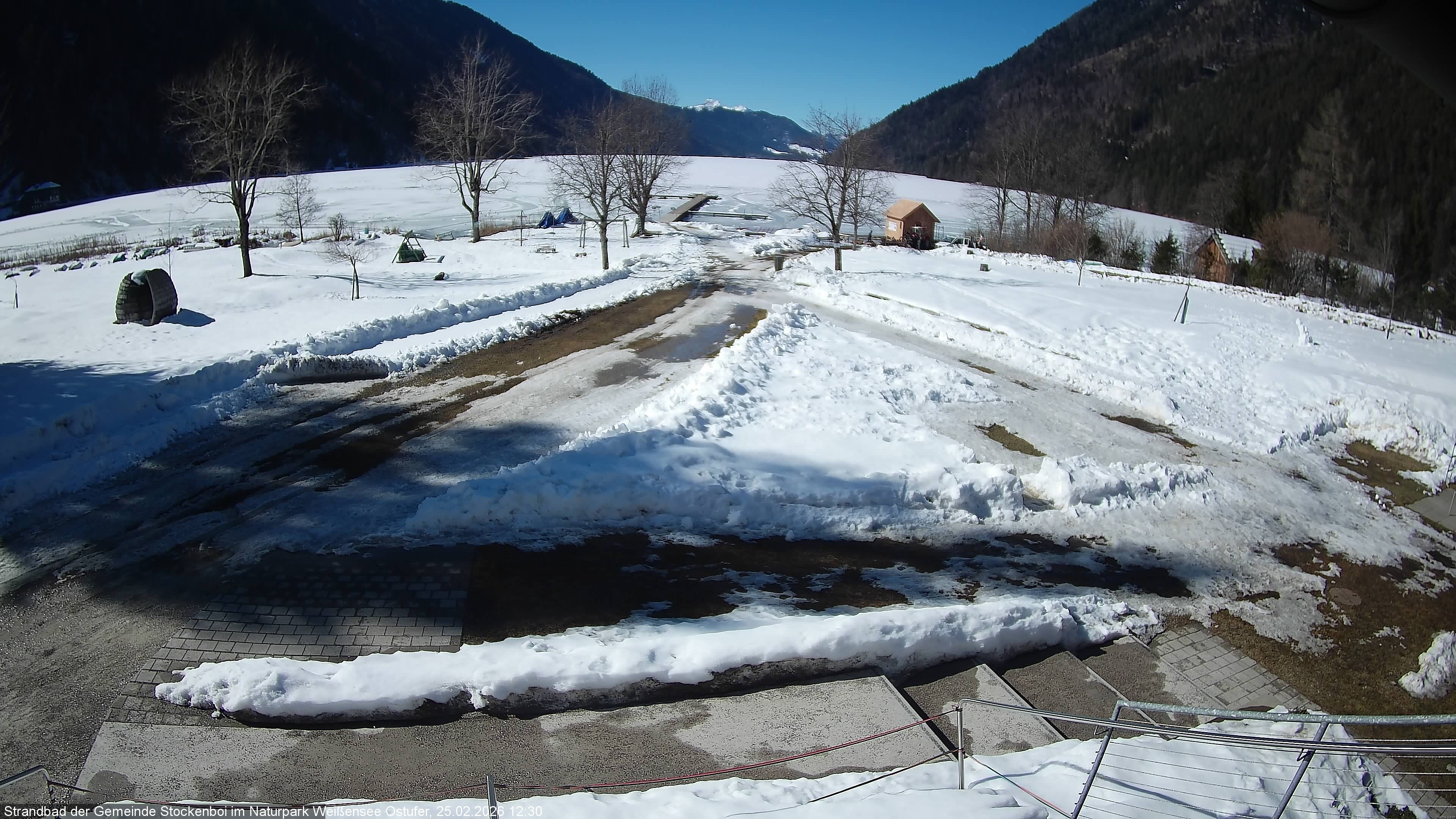 Archiv Foto Webcam Weissensee (Stockenboi Seite)
