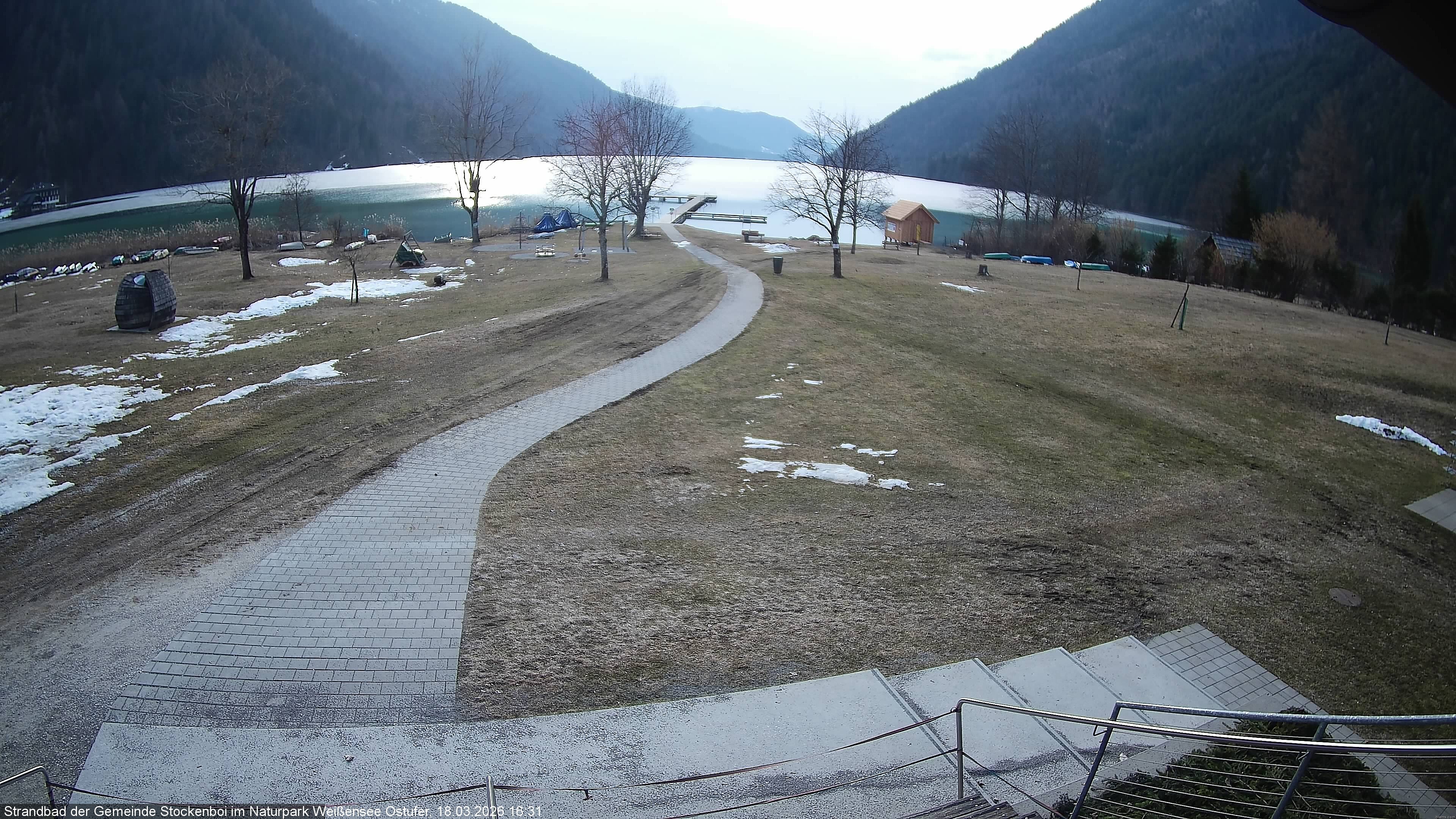 Archiv Foto Webcam Weissensee (Stockenboi Seite)