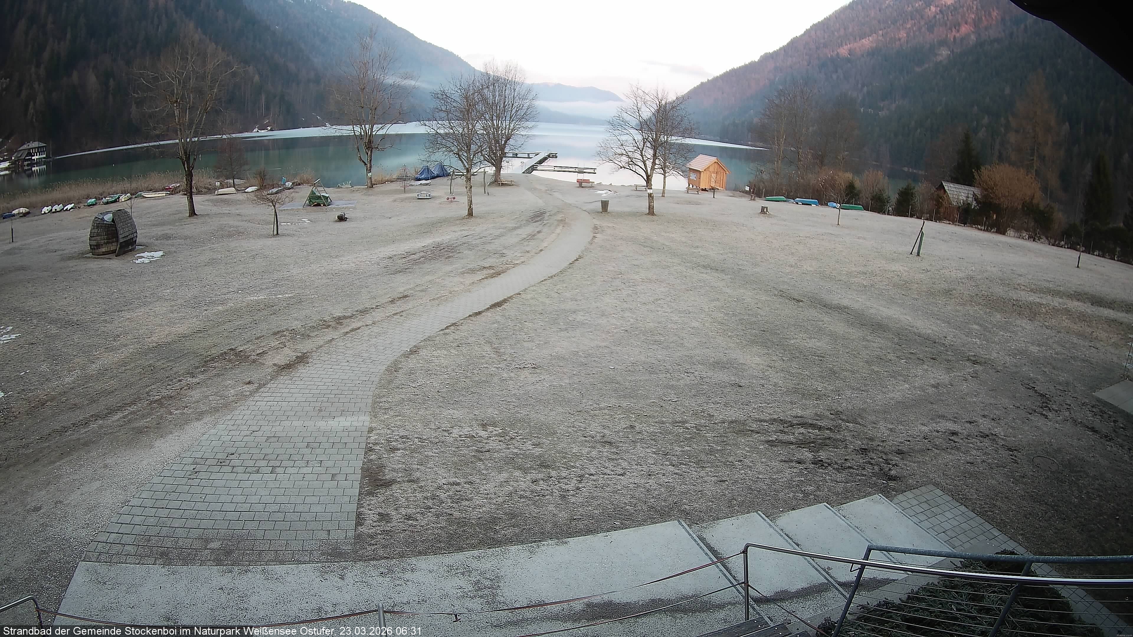 Archiv Foto Webcam Weissensee (Stockenboi Seite)