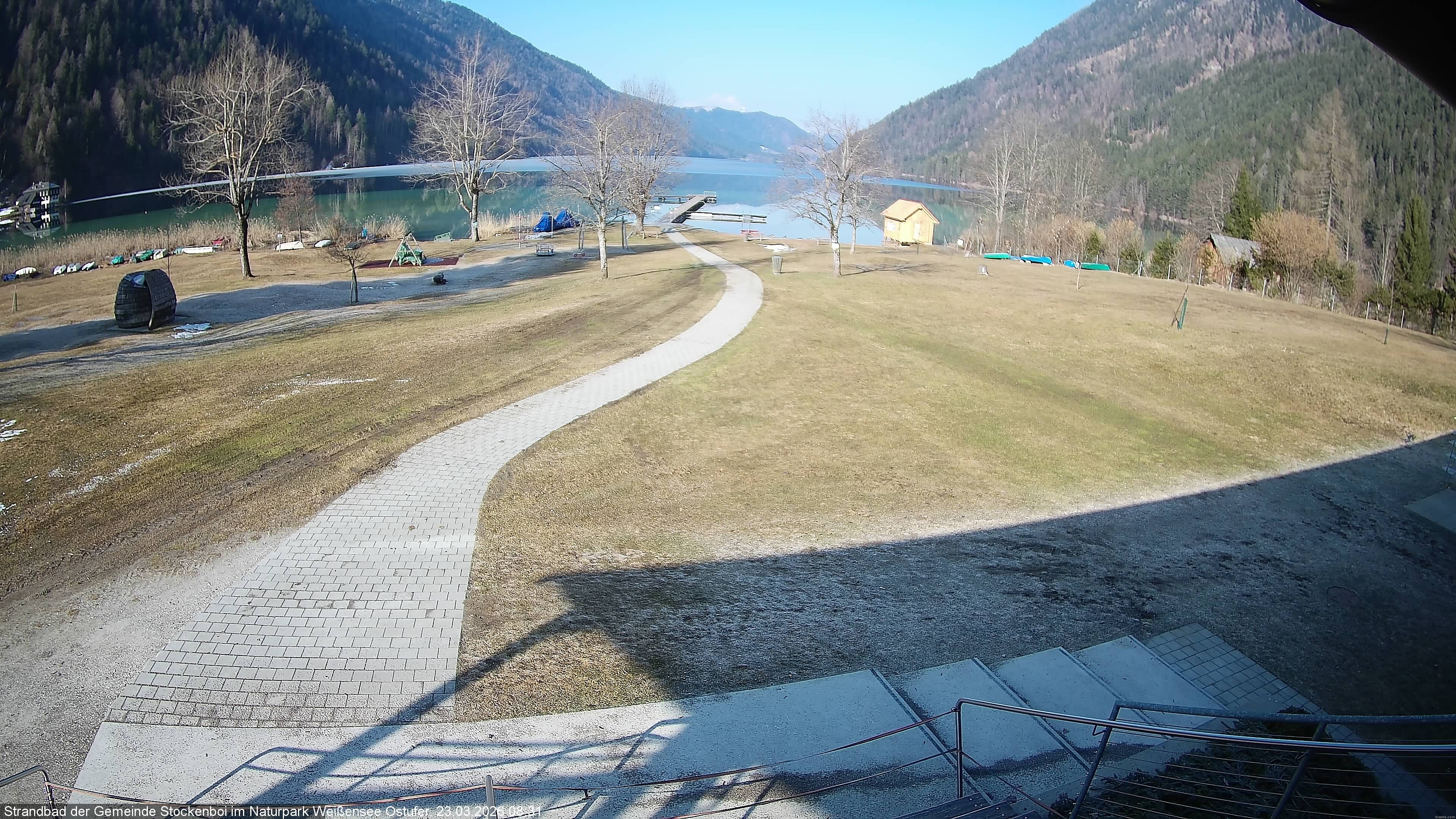 Archiv Foto Webcam Weissensee (Stockenboi Seite)