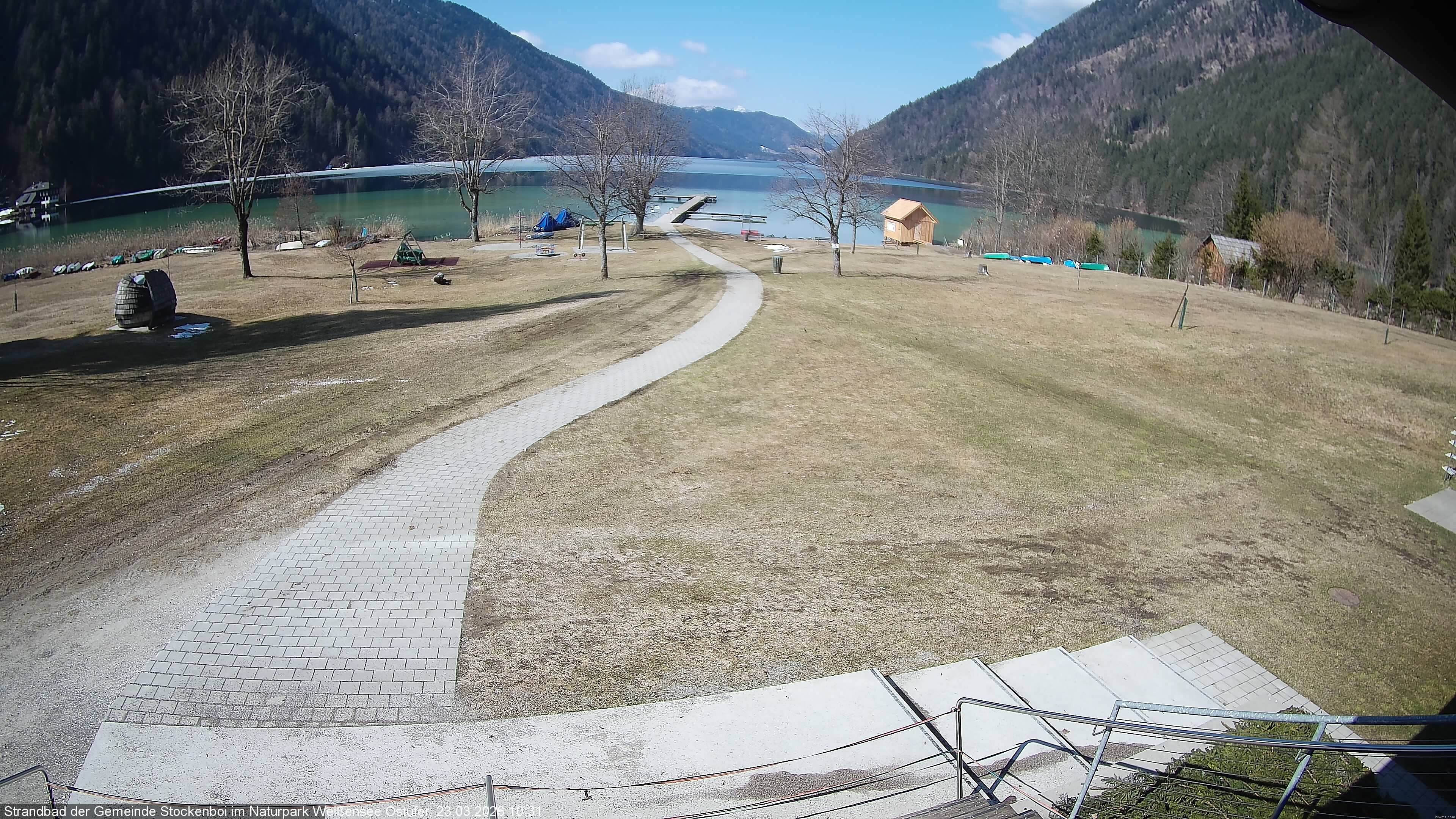 Archiv Foto Webcam Weissensee (Stockenboi Seite)