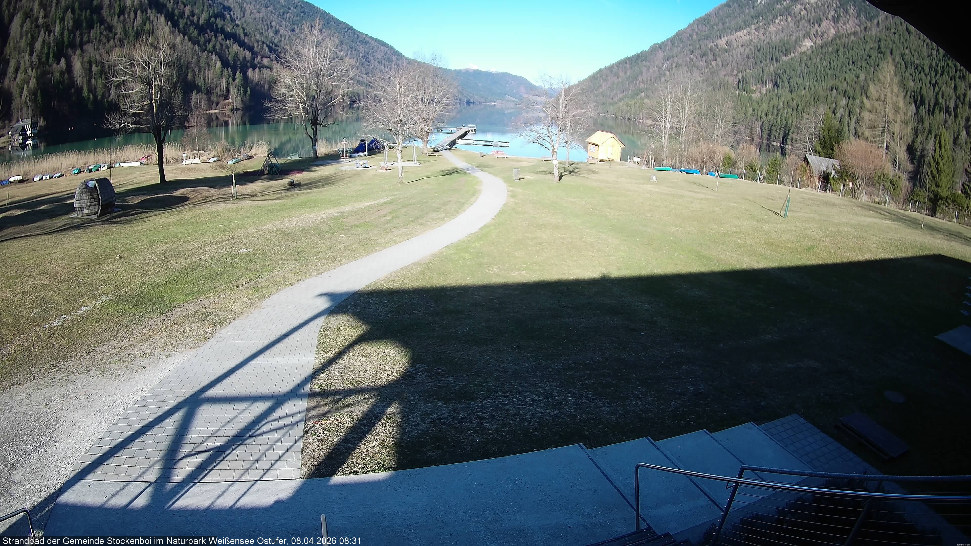 Archiv Foto Webcam Weissensee (Stockenboi Seite)