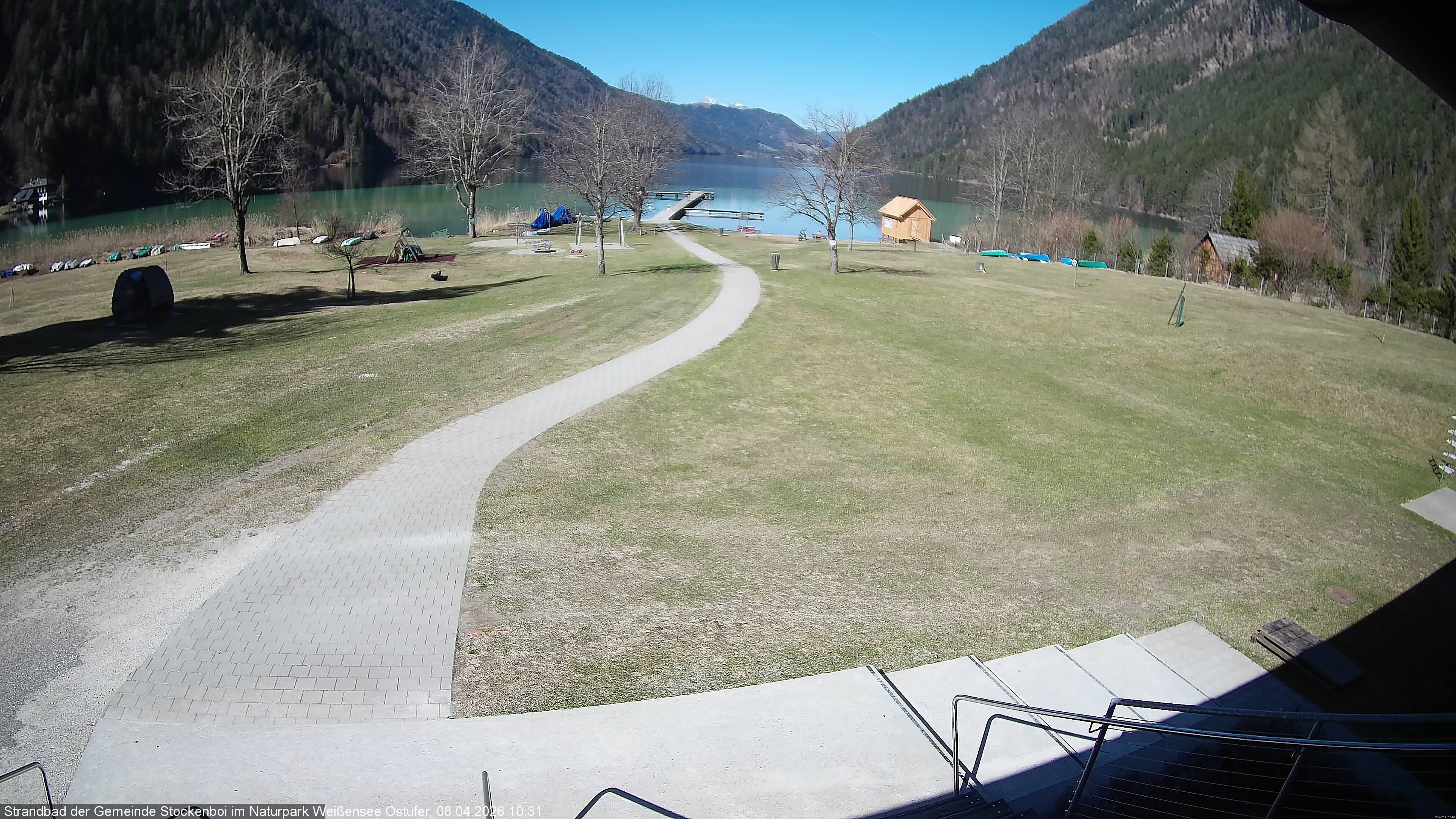 Archiv Foto Webcam Weissensee (Stockenboi Seite)