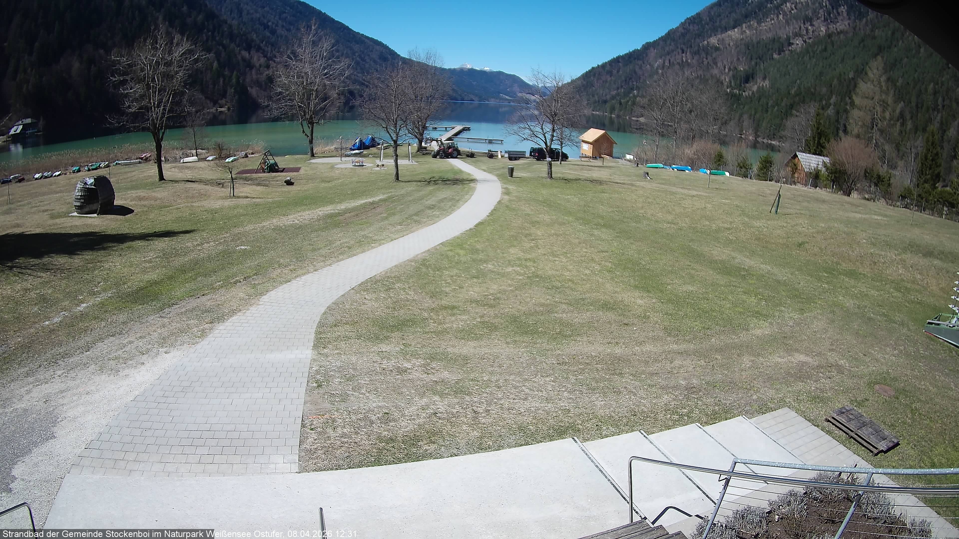 Archiv Foto Webcam Weissensee (Stockenboi Seite)