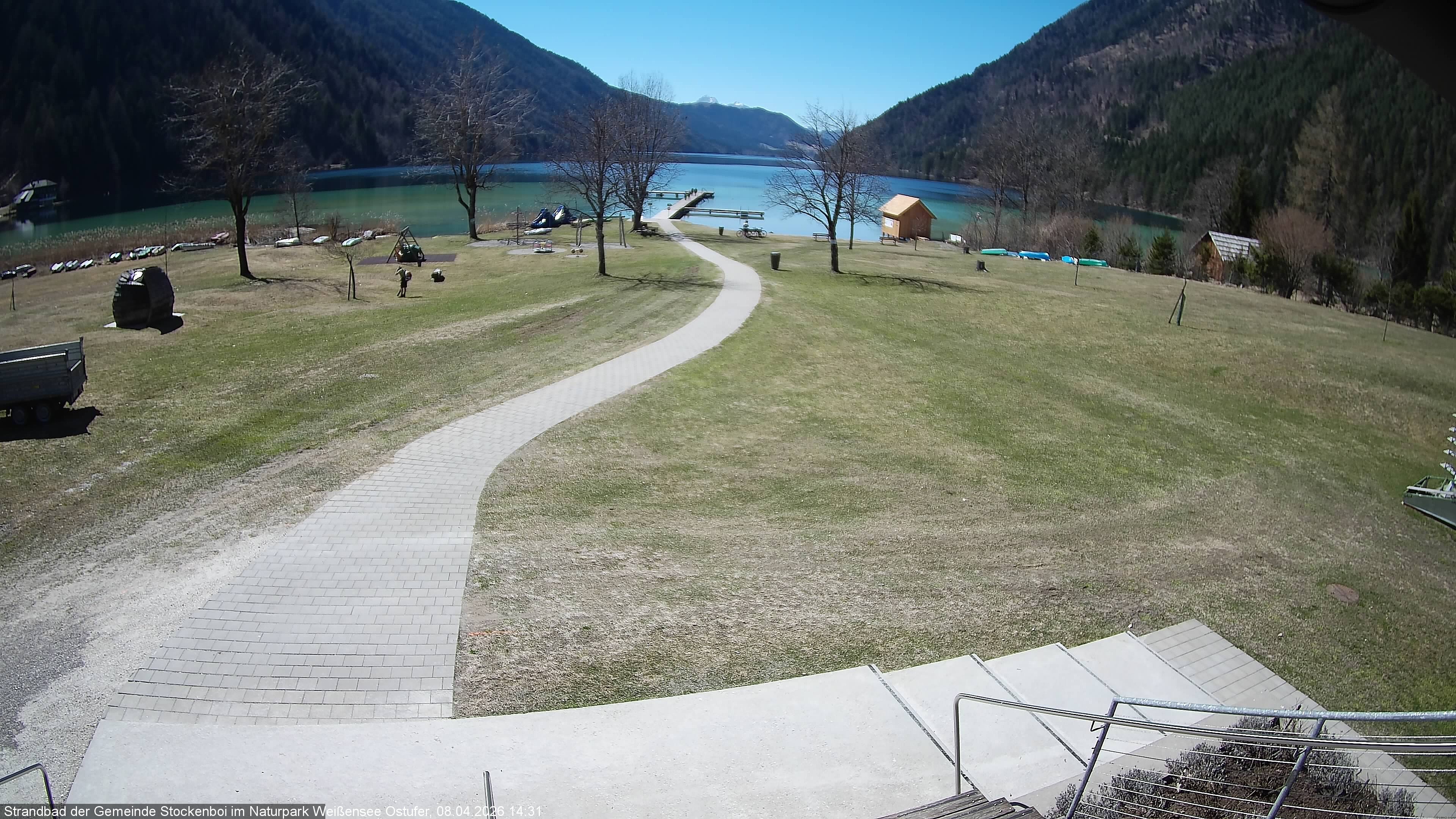 Archiv Foto Webcam Weissensee (Stockenboi Seite)