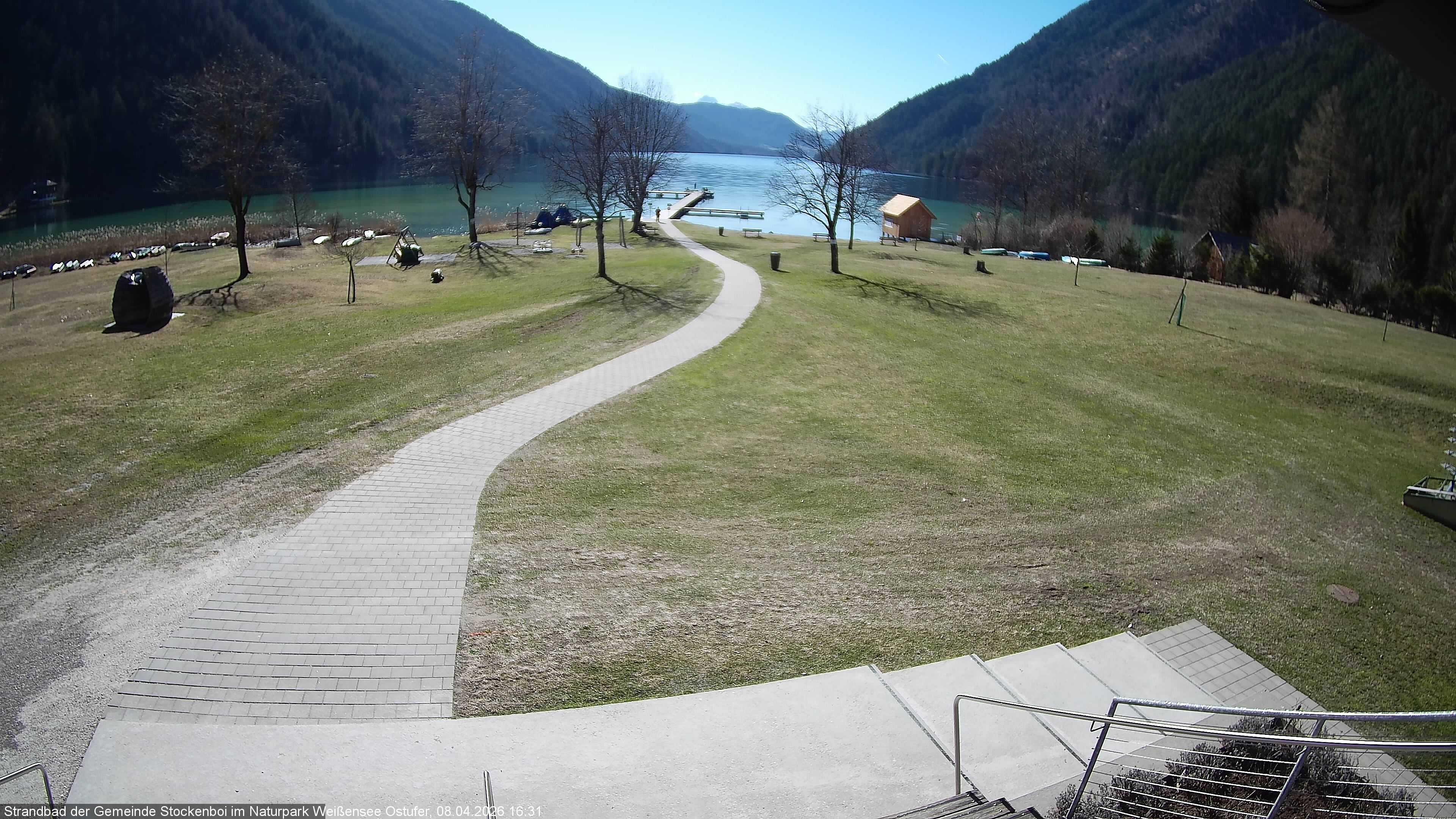 Archiv Foto Webcam Weissensee (Stockenboi Seite)