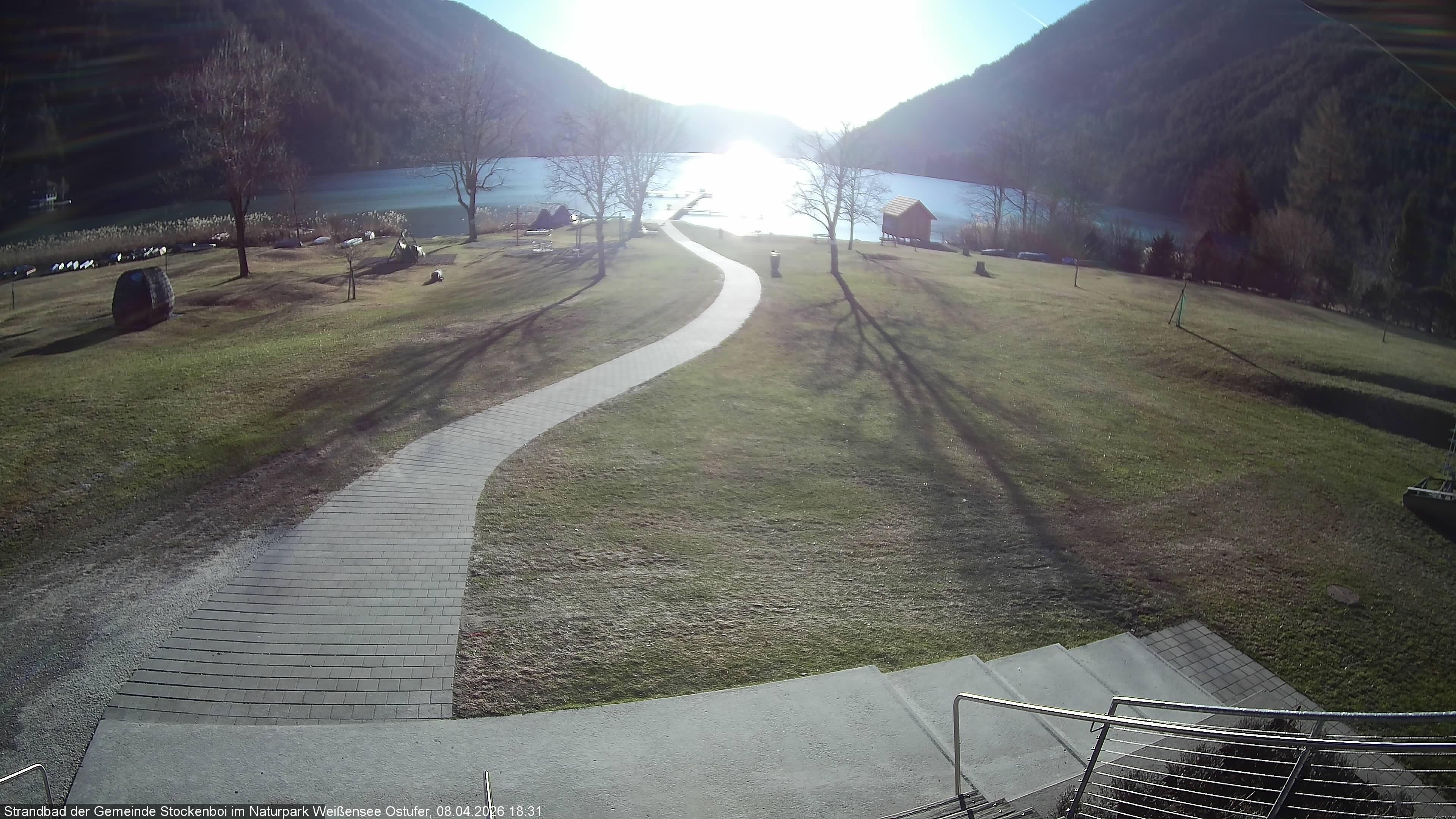 Archiv Foto Webcam Weissensee (Stockenboi Seite)