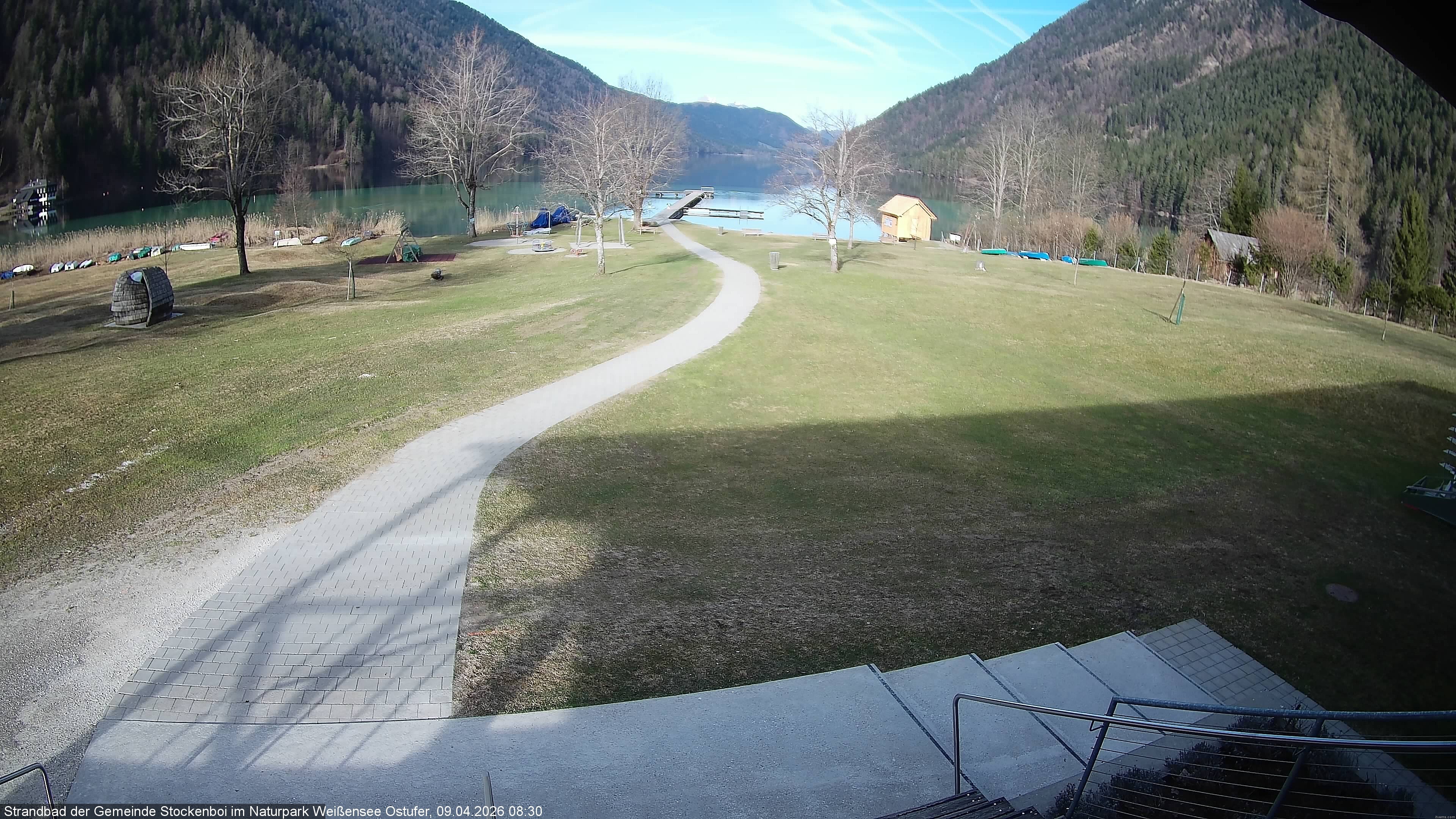 Archiv Foto Webcam Weissensee (Stockenboi Seite)