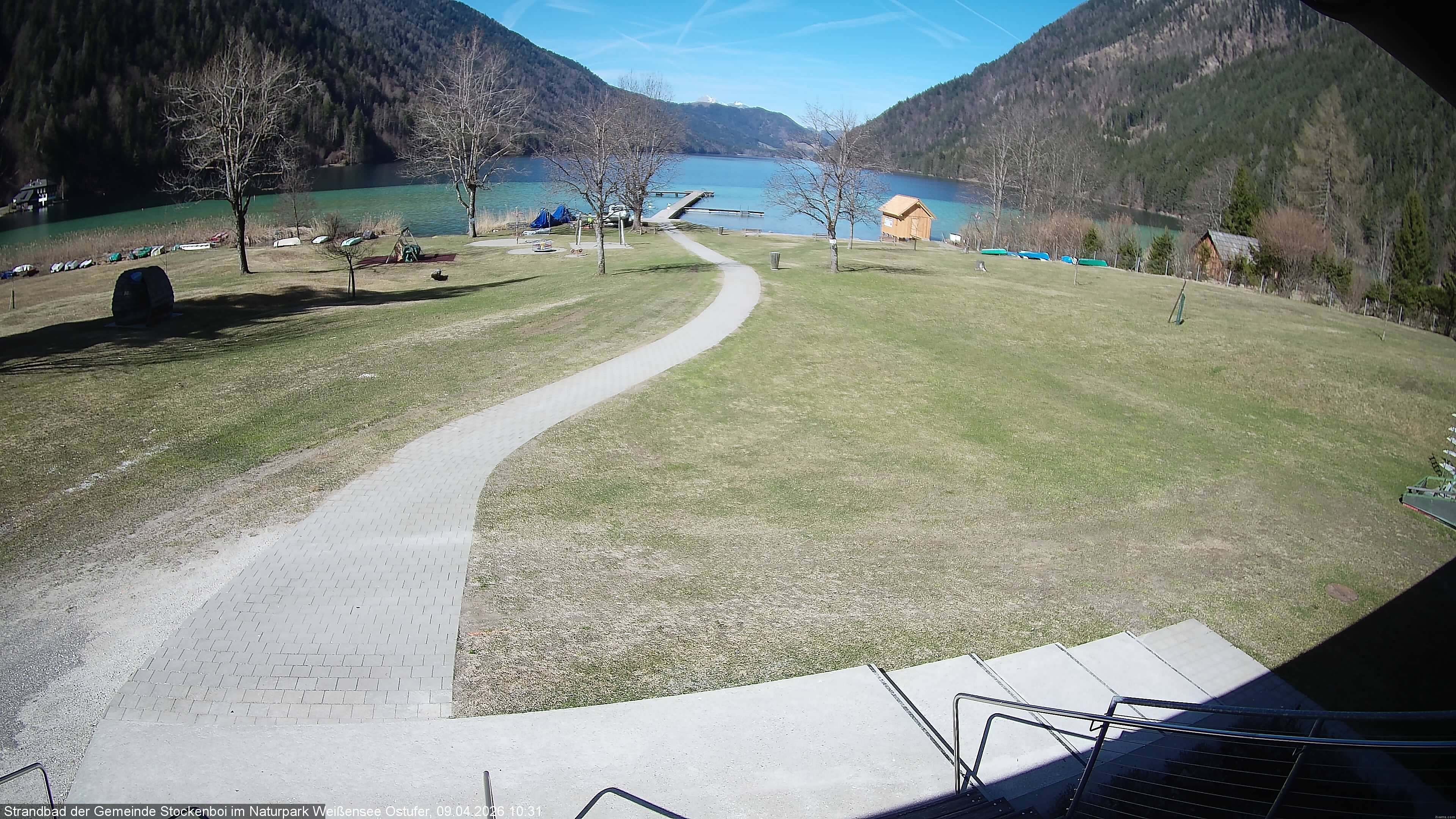 Archiv Foto Webcam Weissensee (Stockenboi Seite)