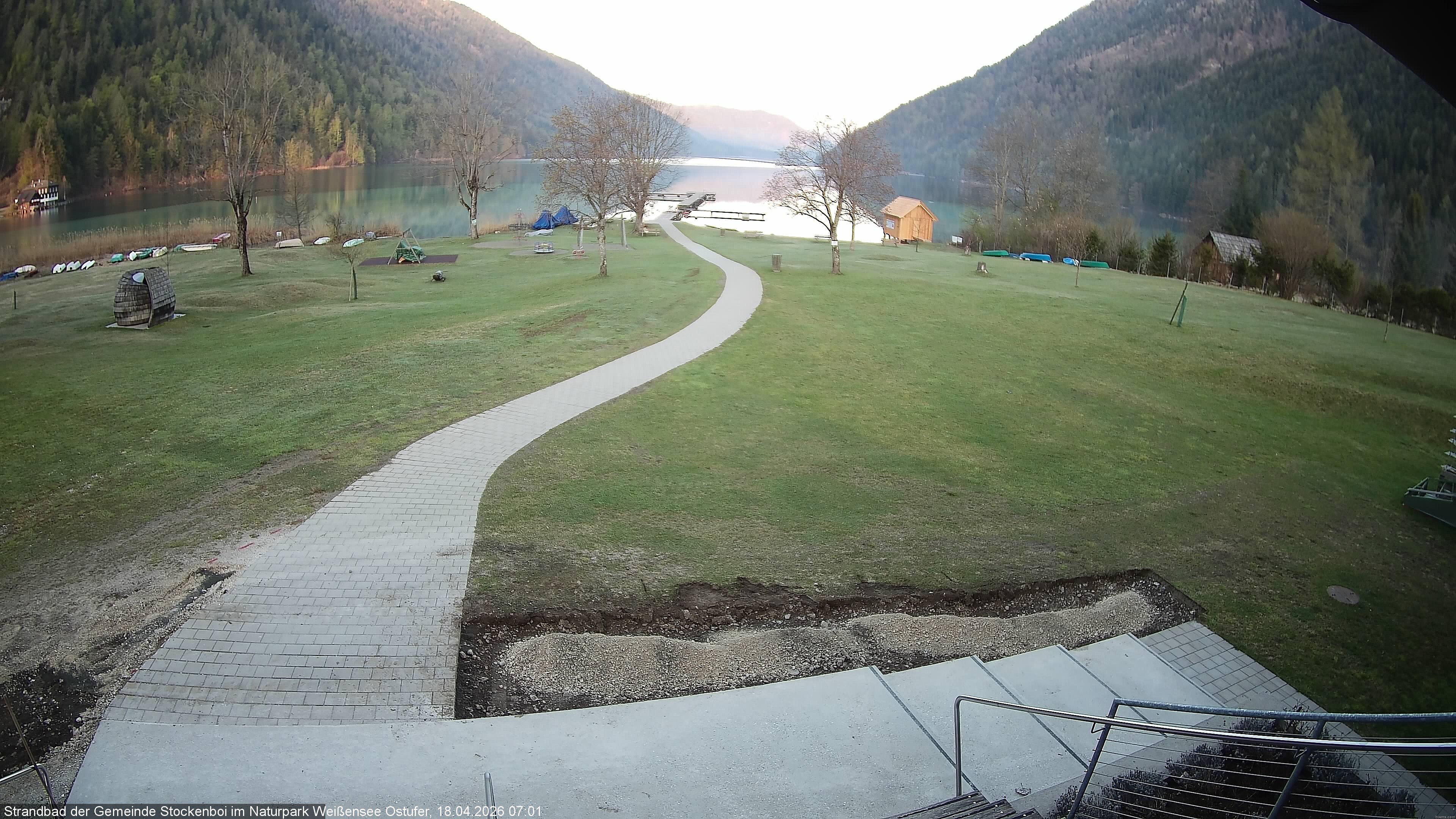 Archiv Foto Webcam Weissensee (Stockenboi Seite)