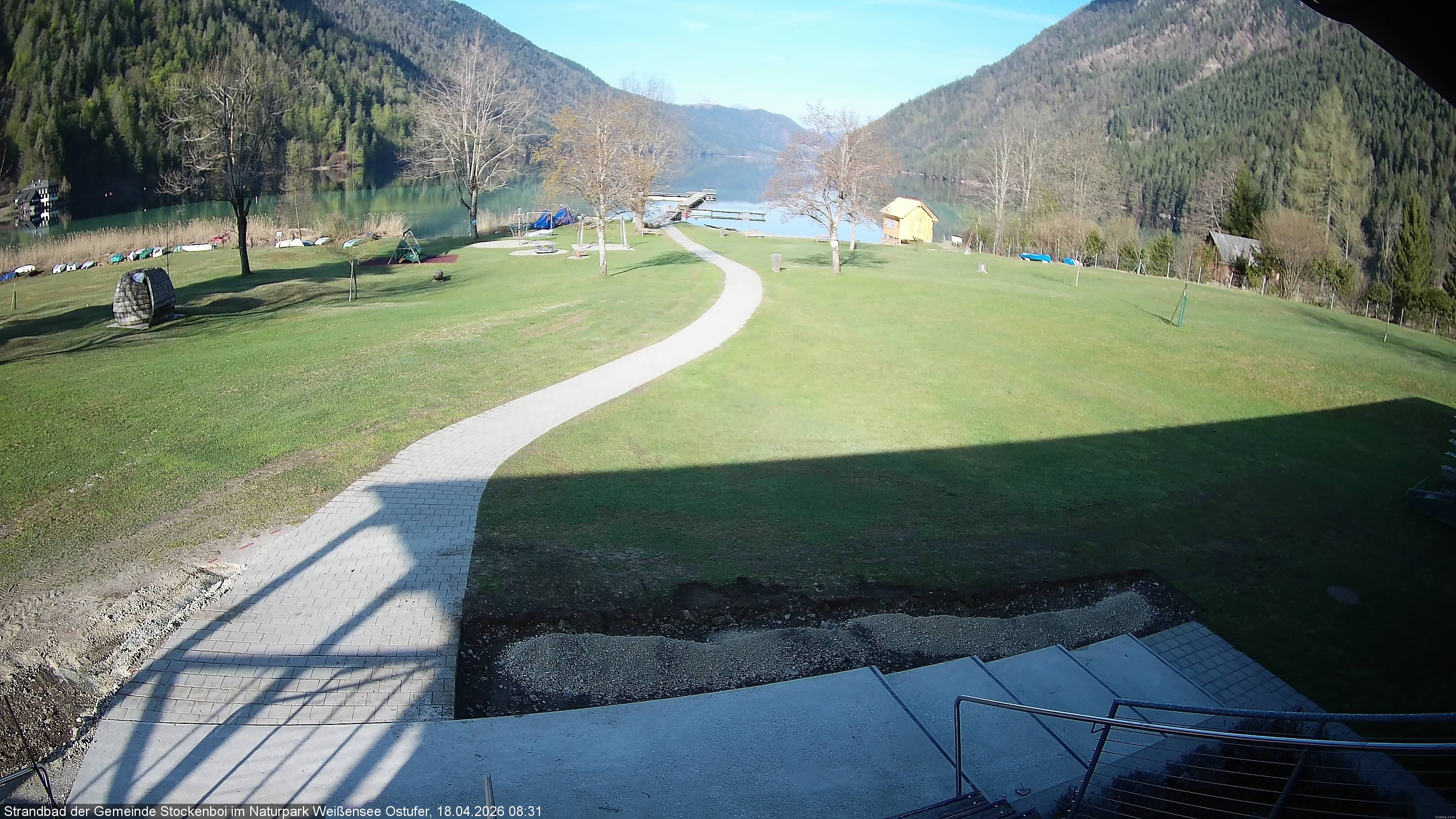 Archiv Foto Webcam Weissensee (Stockenboi Seite)