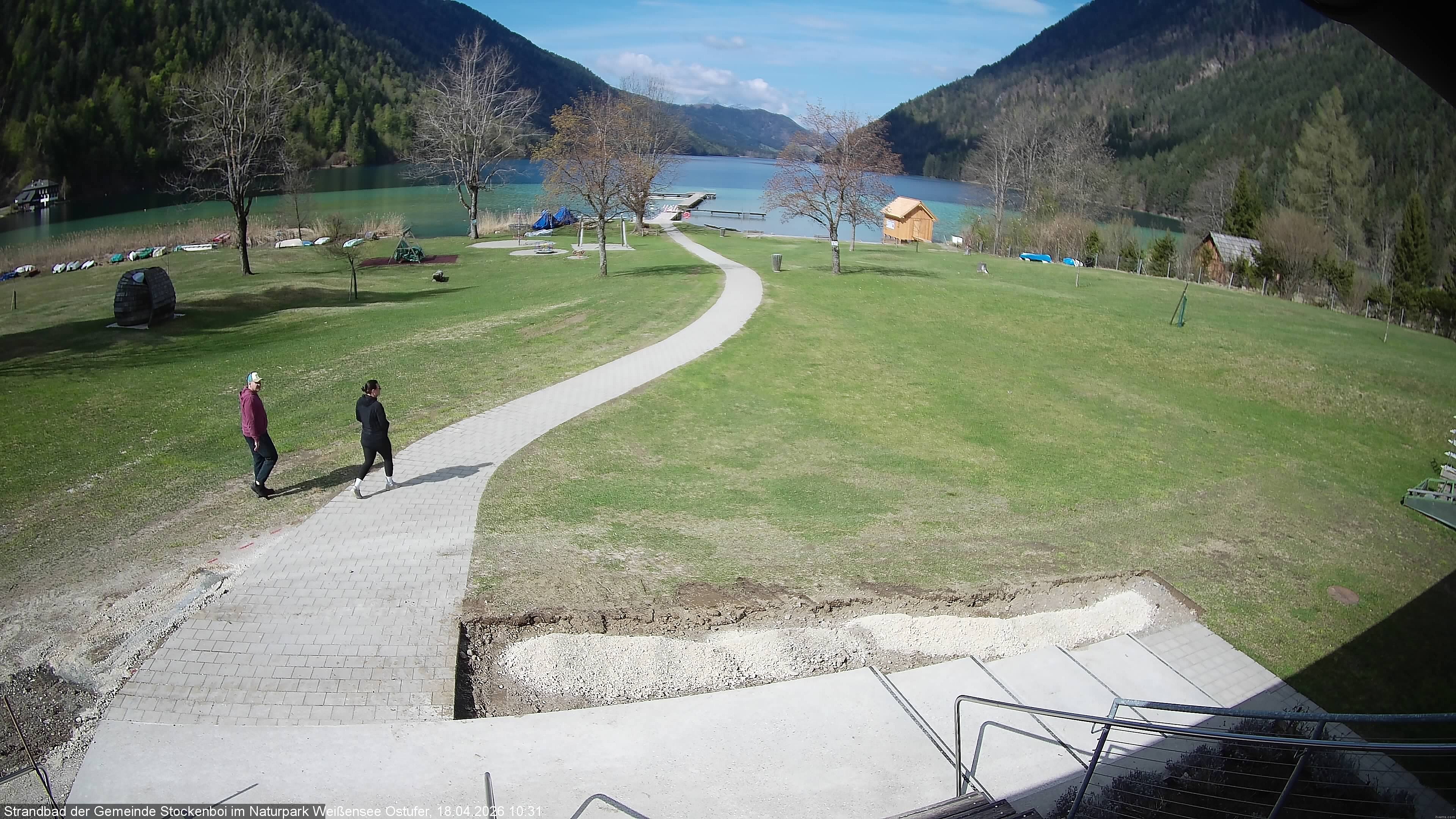 Archiv Foto Webcam Weissensee (Stockenboi Seite)