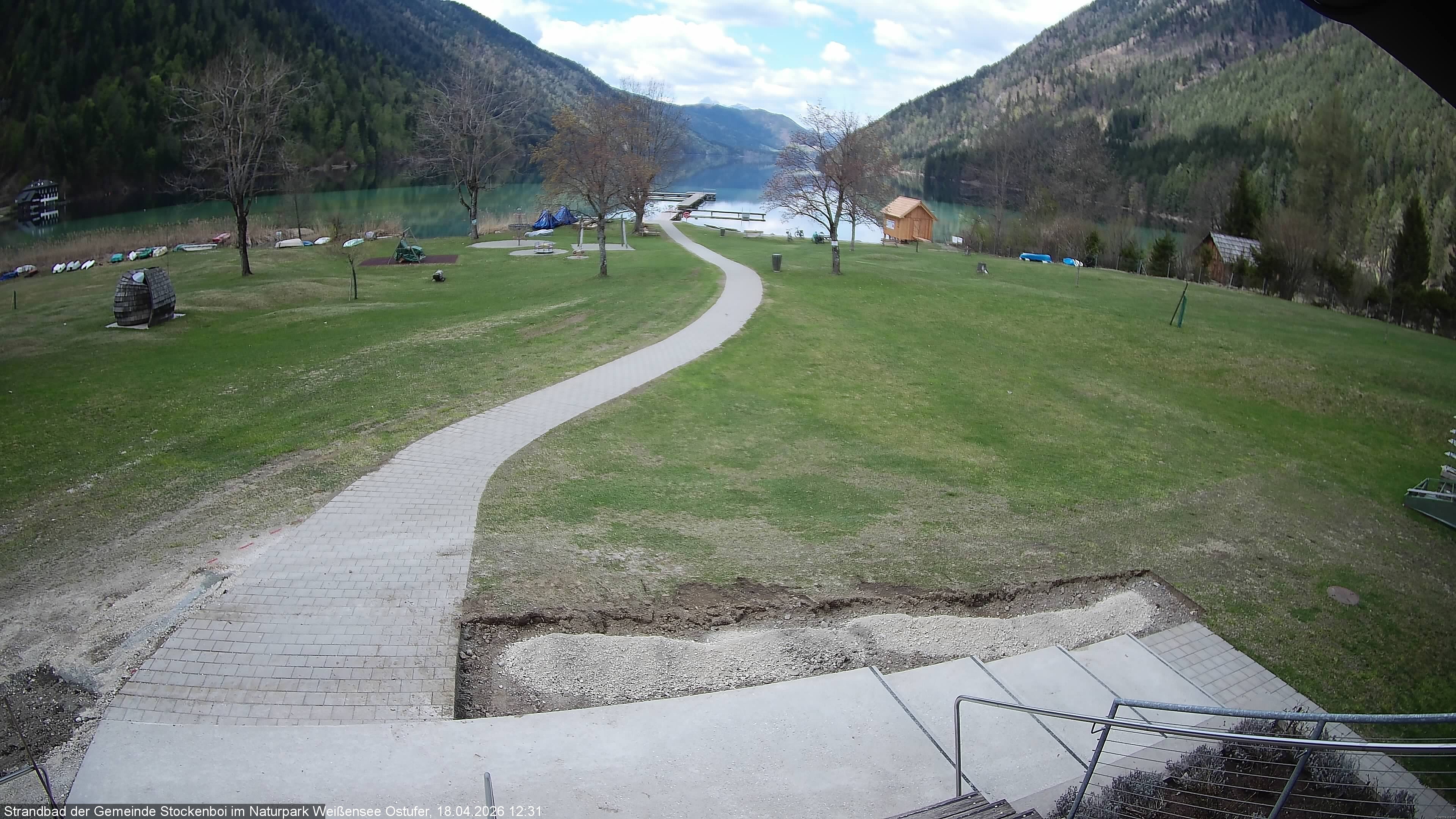 Archiv Foto Webcam Weissensee (Stockenboi Seite)