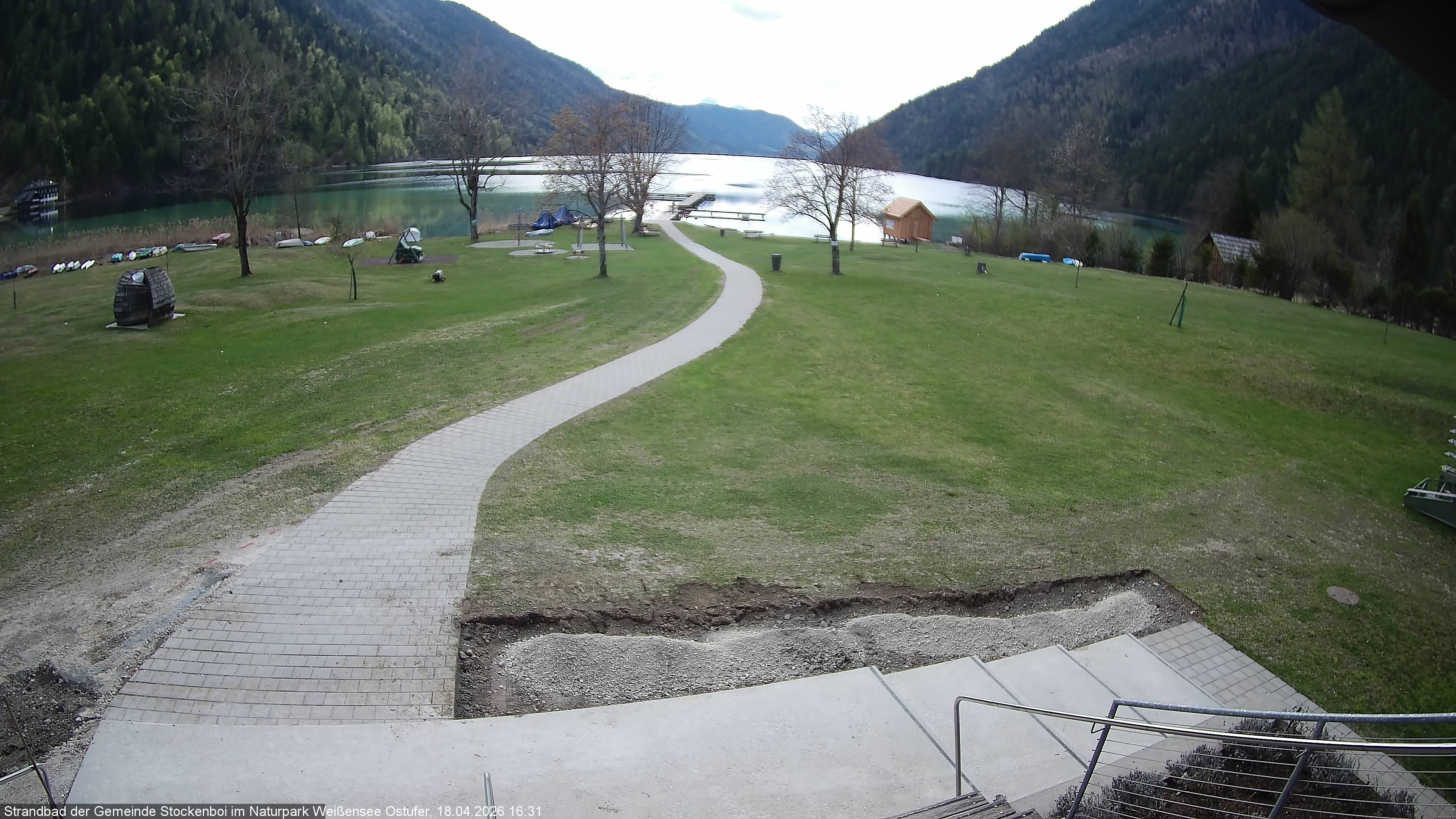 Archiv Foto Webcam Weissensee (Stockenboi Seite)