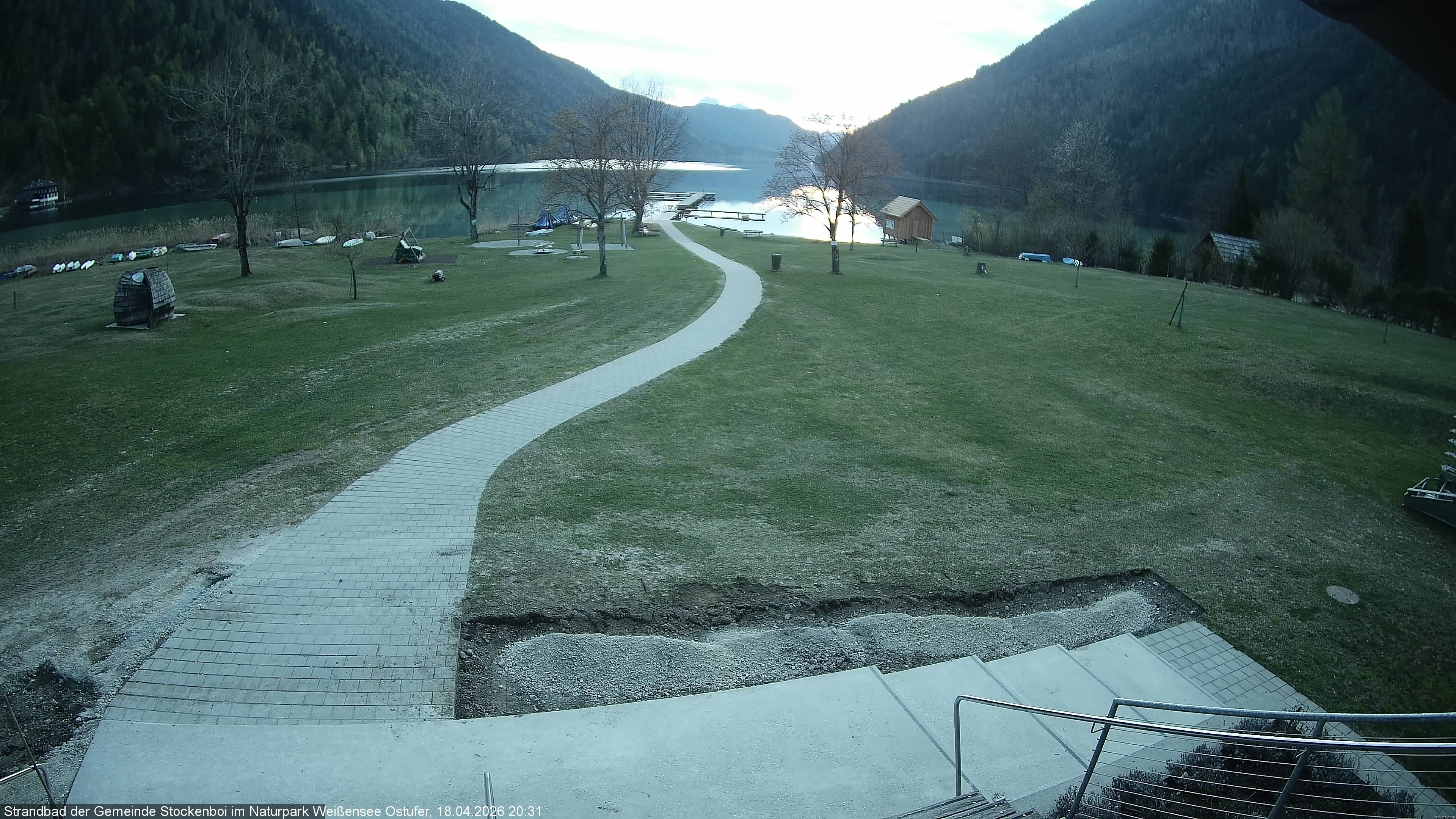 Archiv Foto Webcam Weissensee (Stockenboi Seite)