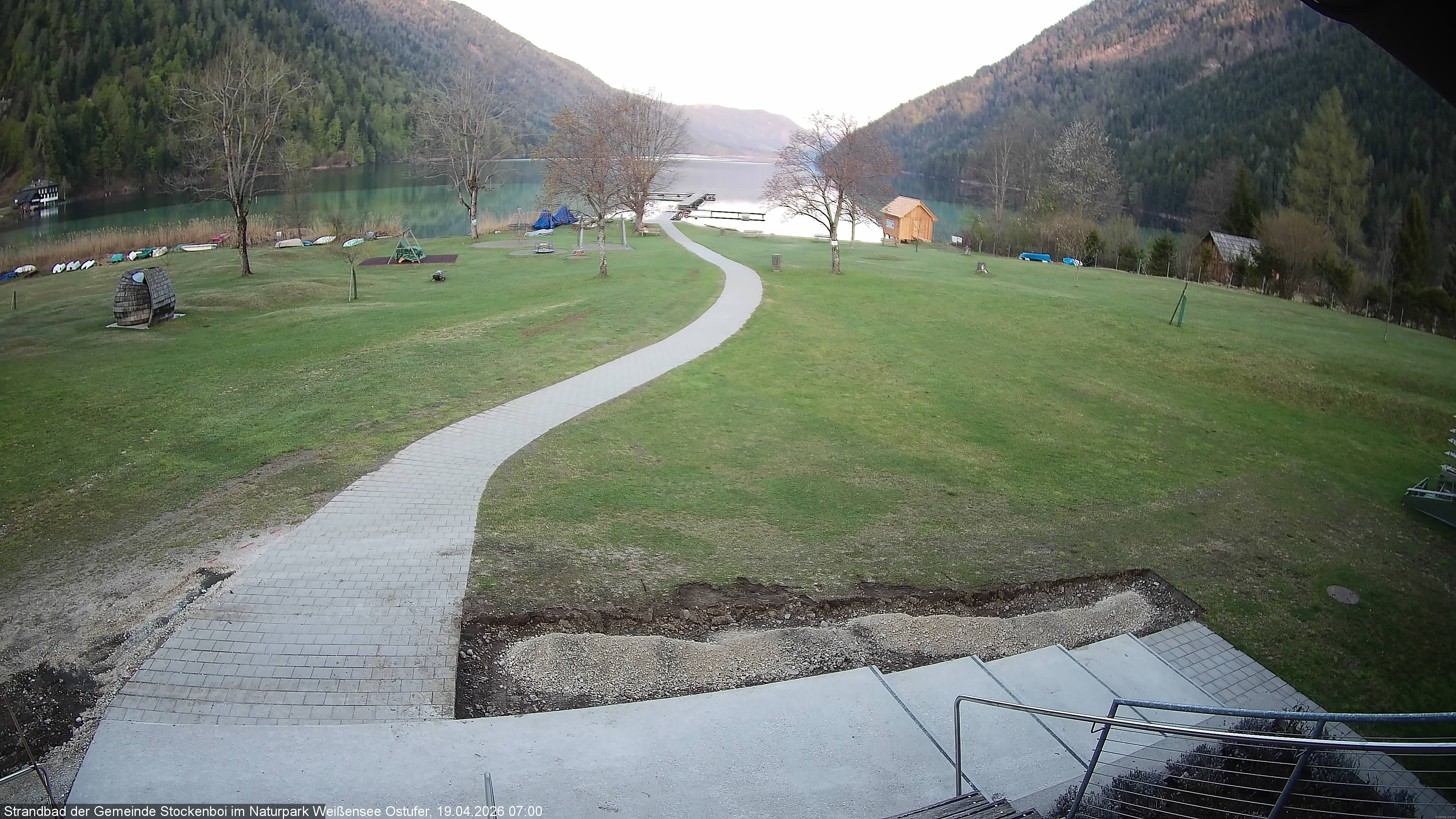 Archiv Foto Webcam Weissensee (Stockenboi Seite)