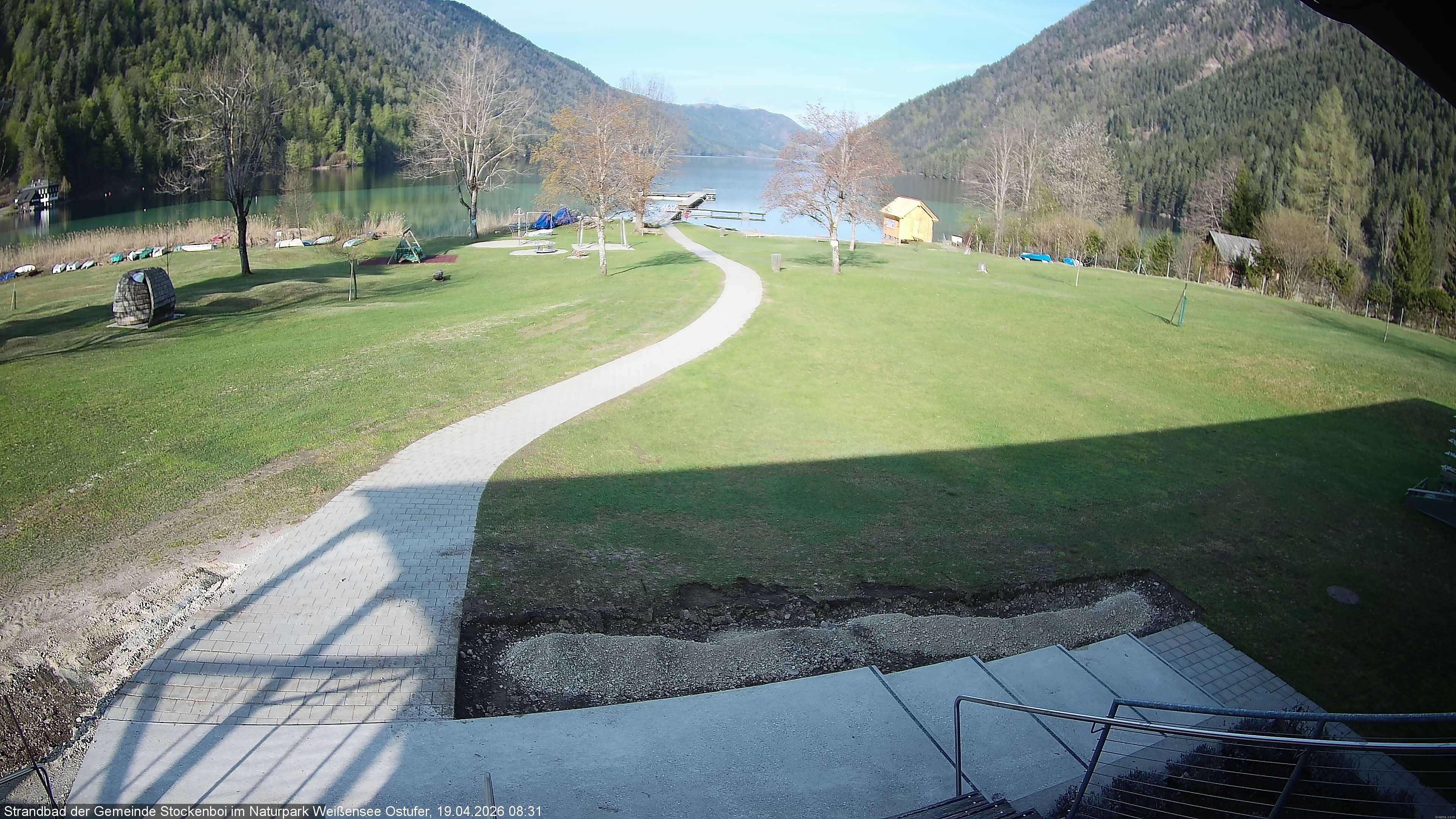 Archiv Foto Webcam Weissensee (Stockenboi Seite)