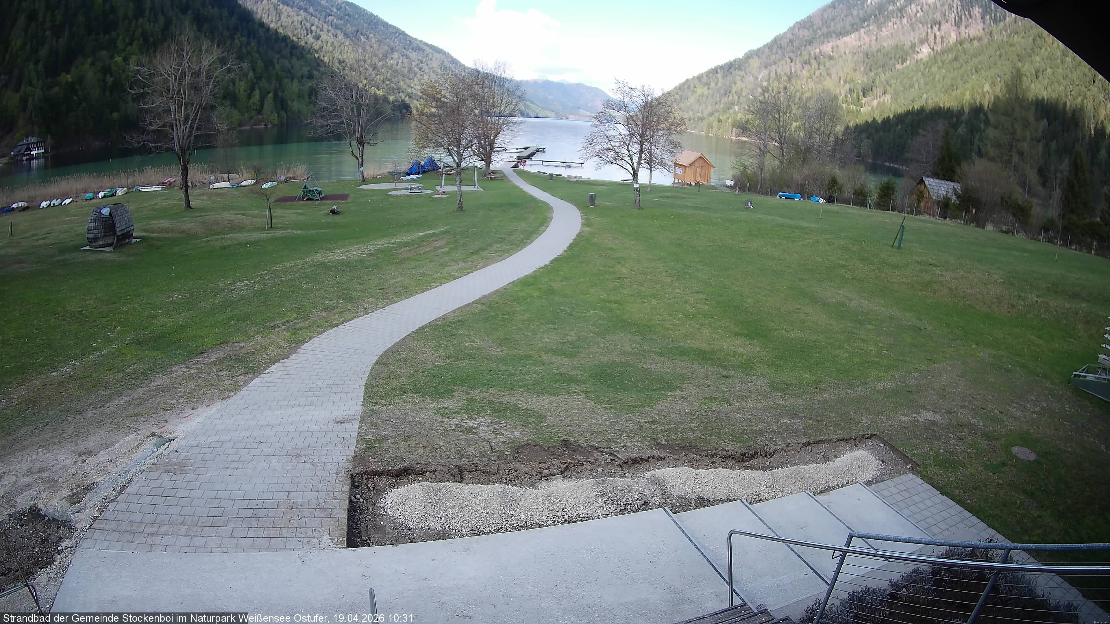 Archiv Foto Webcam Weissensee (Stockenboi Seite)