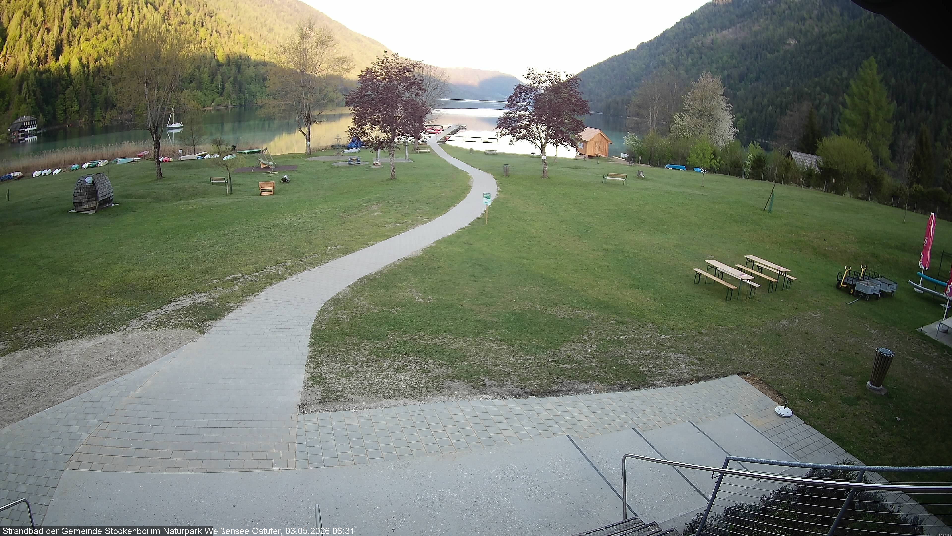 Archiv Foto Webcam Weissensee (Stockenboi Seite)