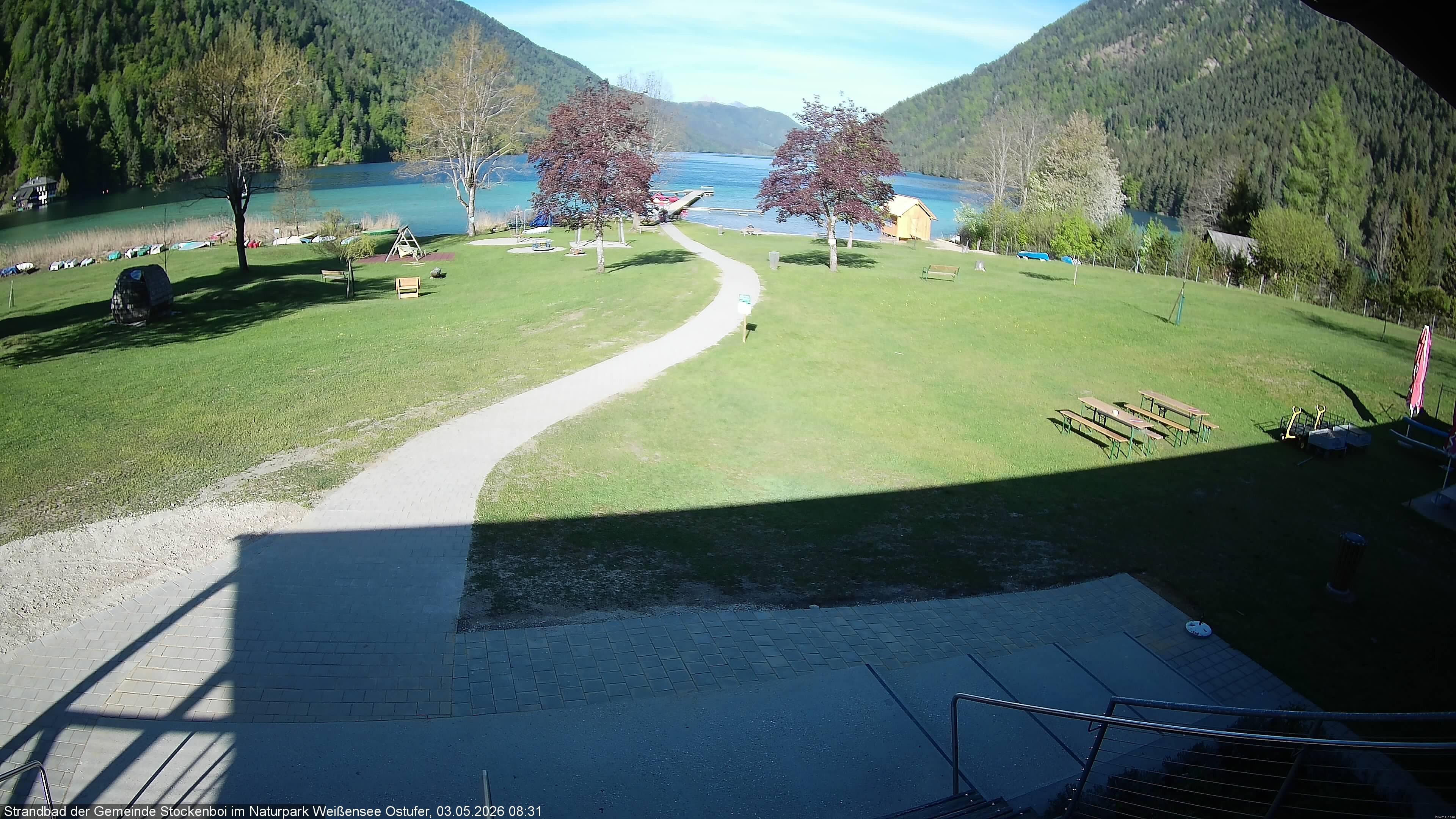 Archiv Foto Webcam Weissensee (Stockenboi Seite)