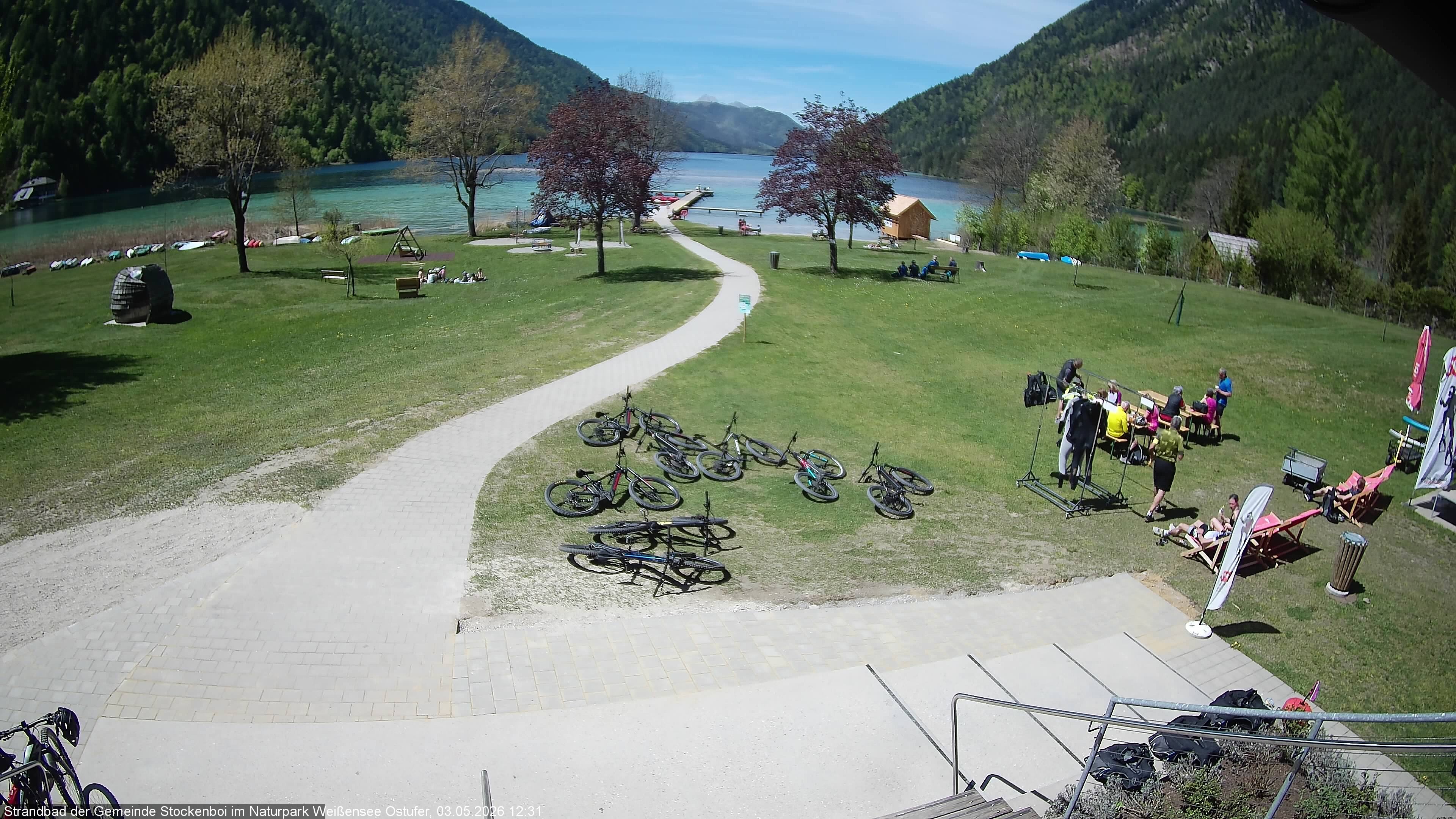 Archiv Foto Webcam Weissensee (Stockenboi Seite)