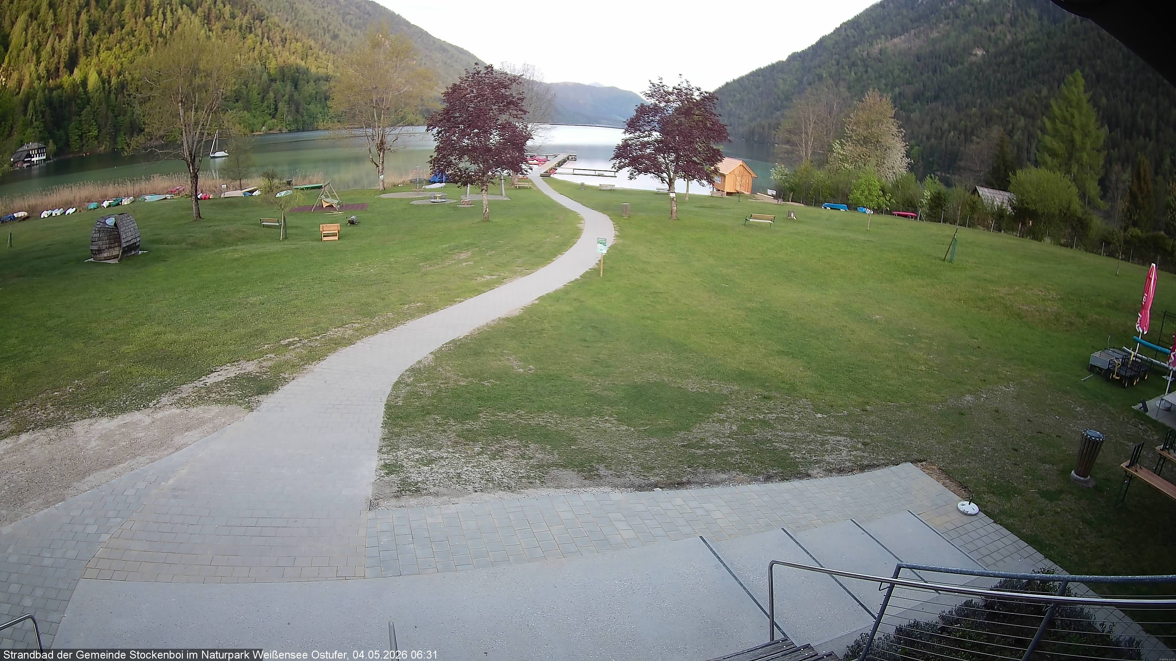 Archiv Foto Webcam Weissensee (Stockenboi Seite)