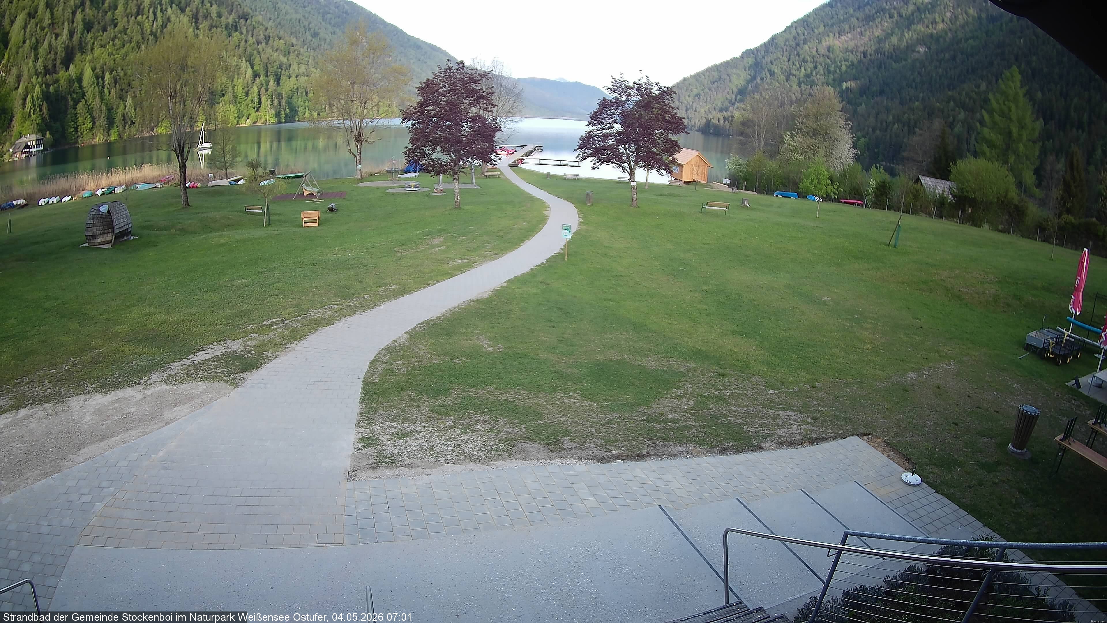 Archiv Foto Webcam Weissensee (Stockenboi Seite)