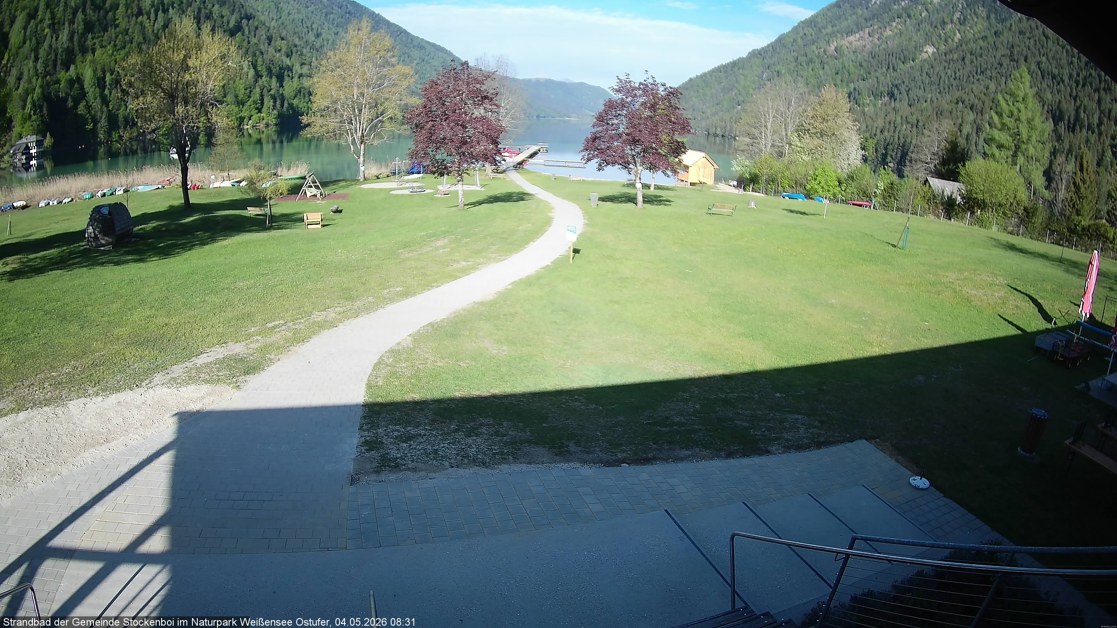 Archiv Foto Webcam Weissensee (Stockenboi Seite)