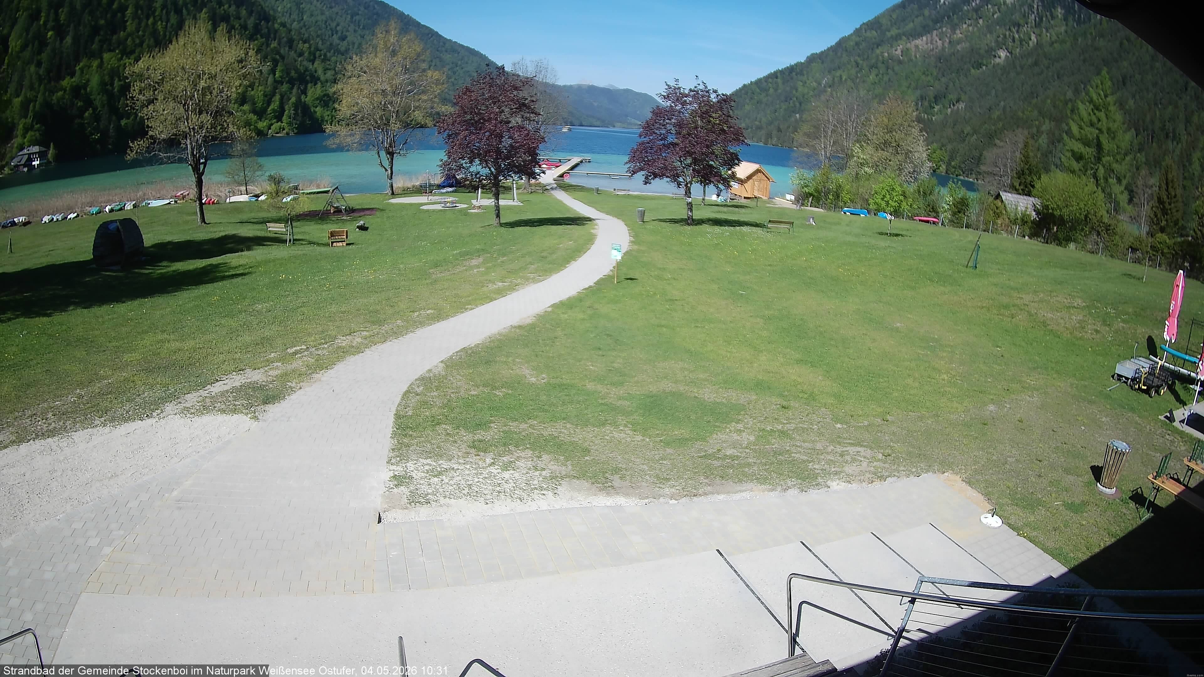 Archiv Foto Webcam Weissensee (Stockenboi Seite)