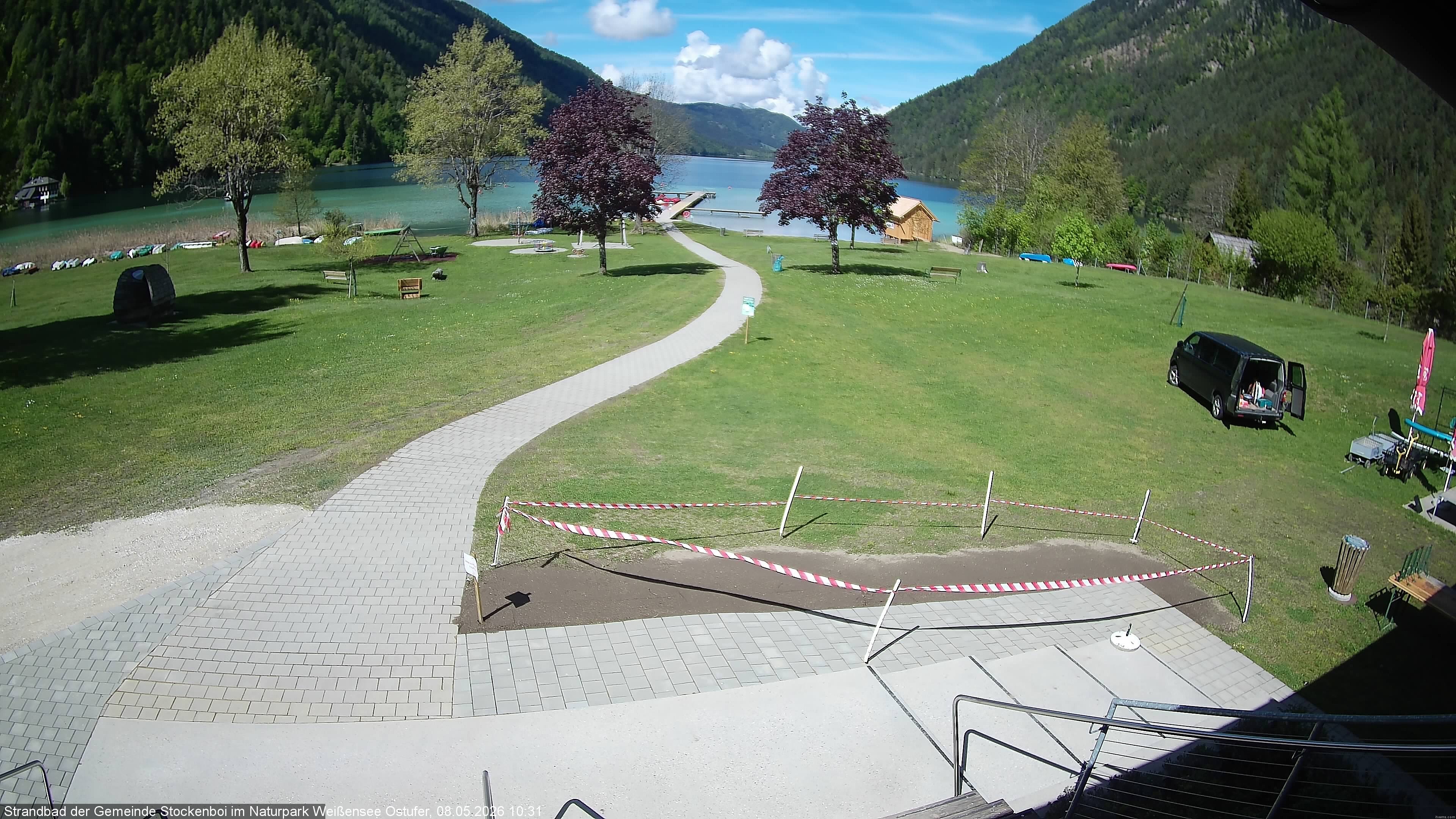 Archiv Foto Webcam Weissensee (Stockenboi Seite)