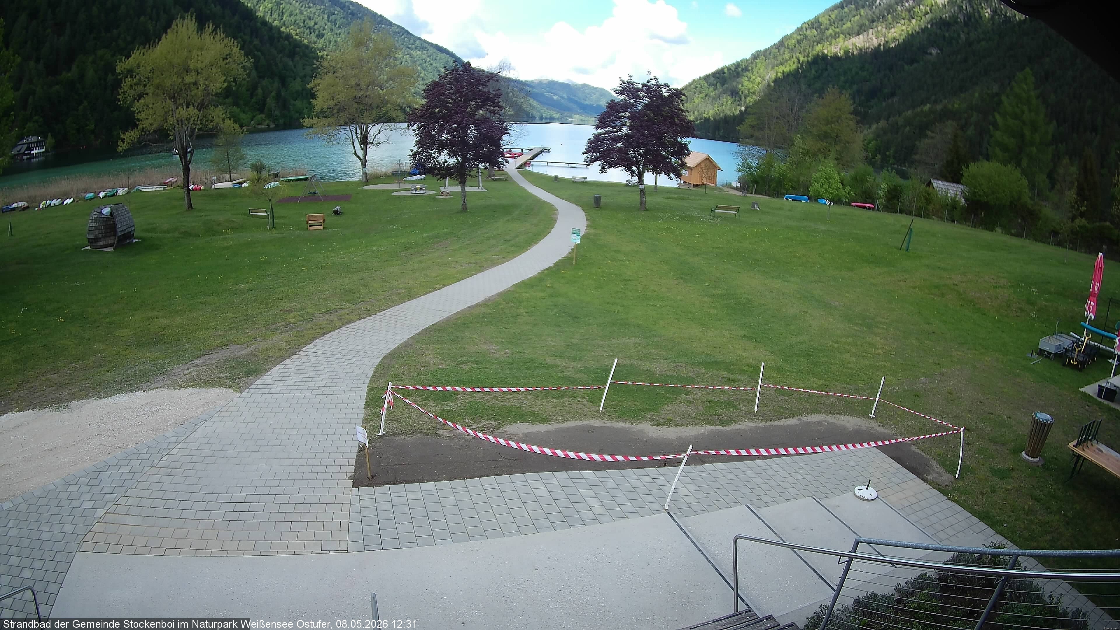 Archiv Foto Webcam Weissensee (Stockenboi Seite)