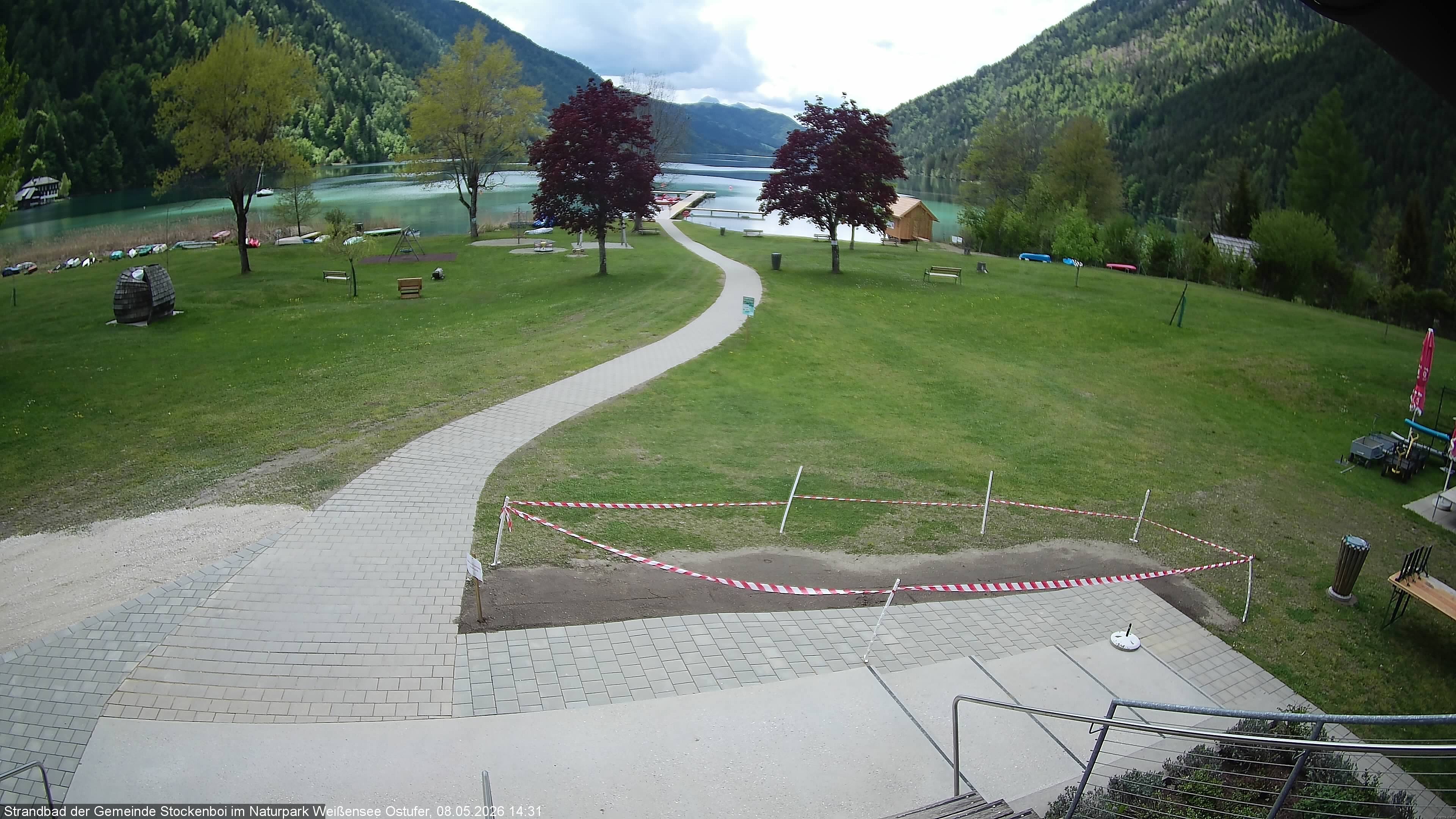 Archiv Foto Webcam Weissensee (Stockenboi Seite)