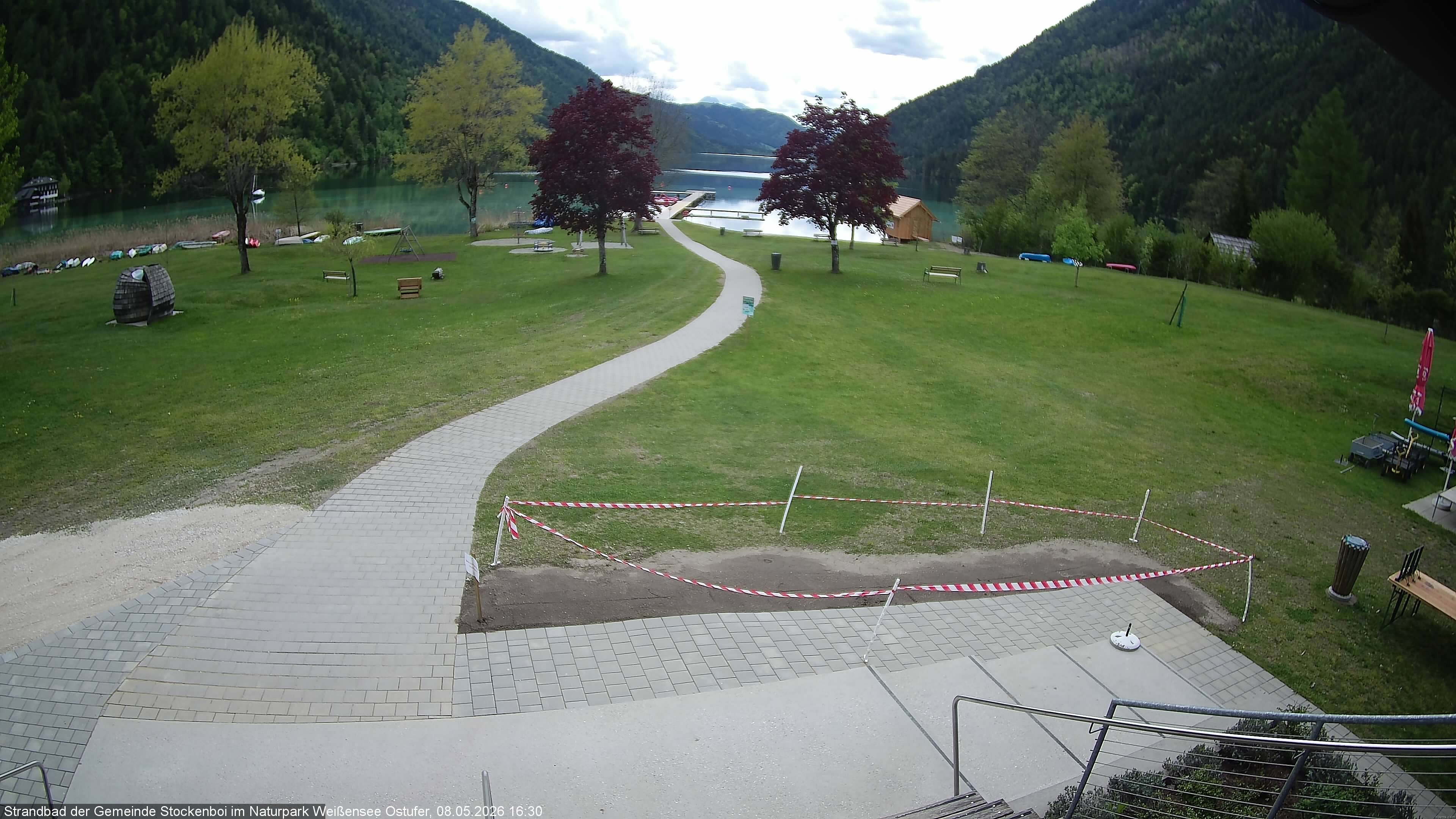 Archiv Foto Webcam Weissensee (Stockenboi Seite)