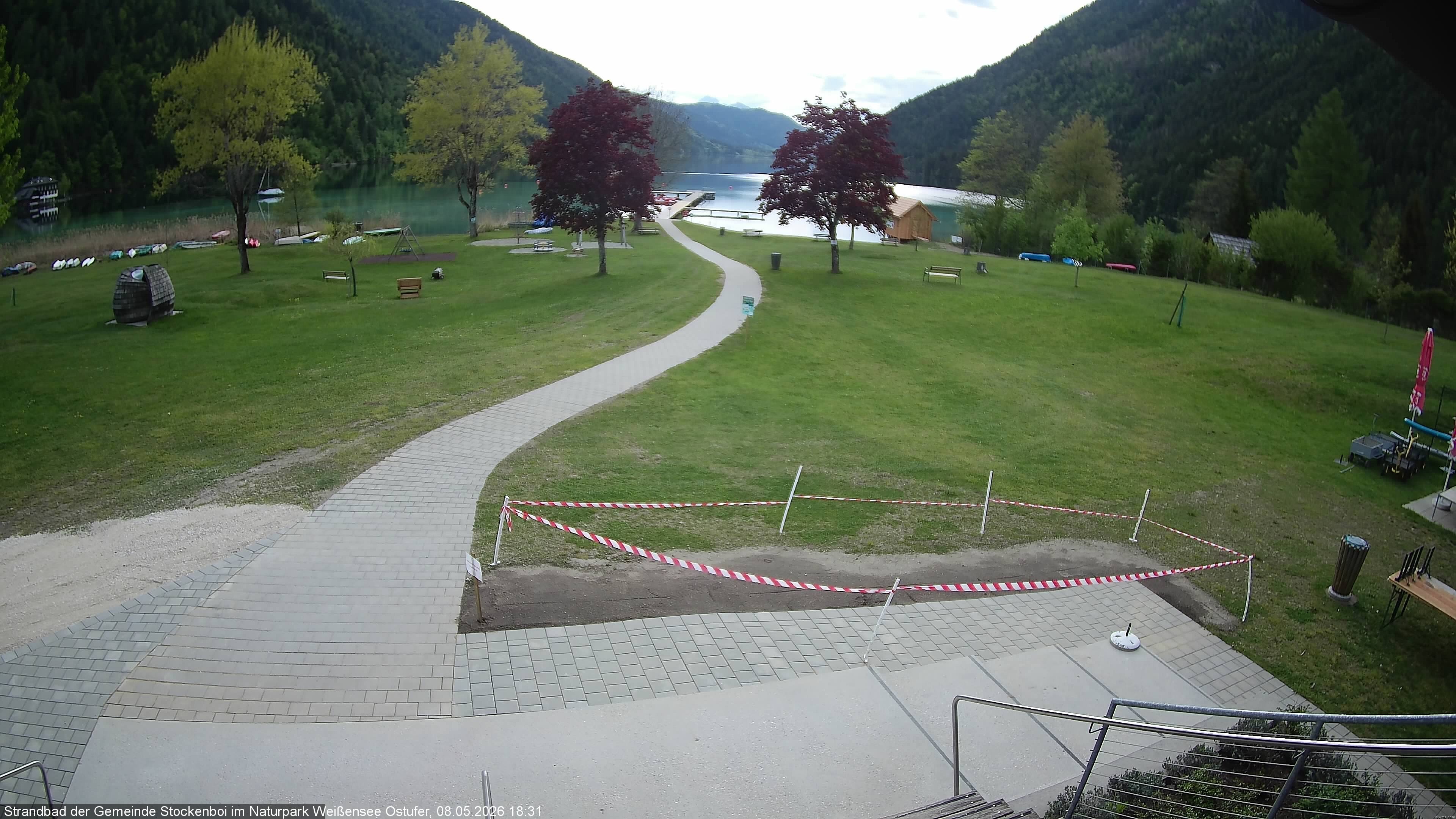 Archiv Foto Webcam Weissensee (Stockenboi Seite)